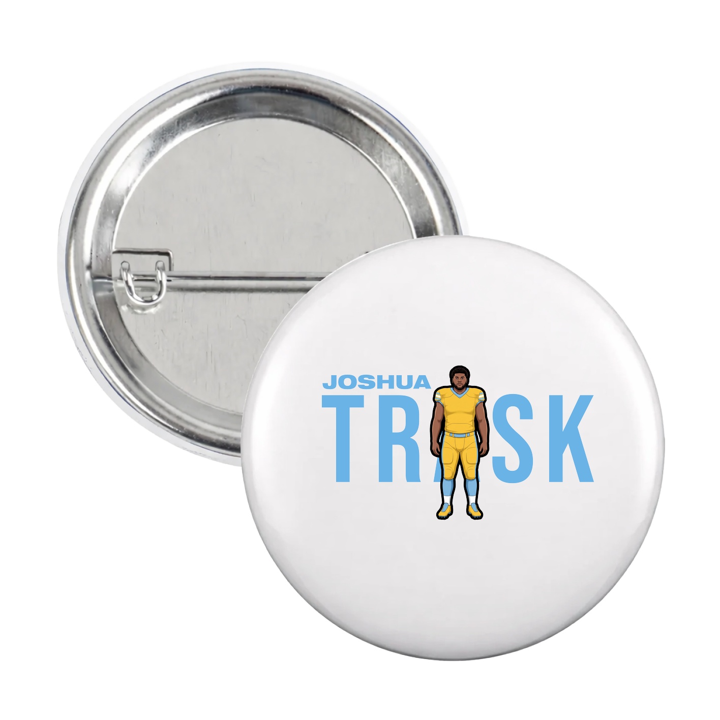 Game Day Button — Player Name in White