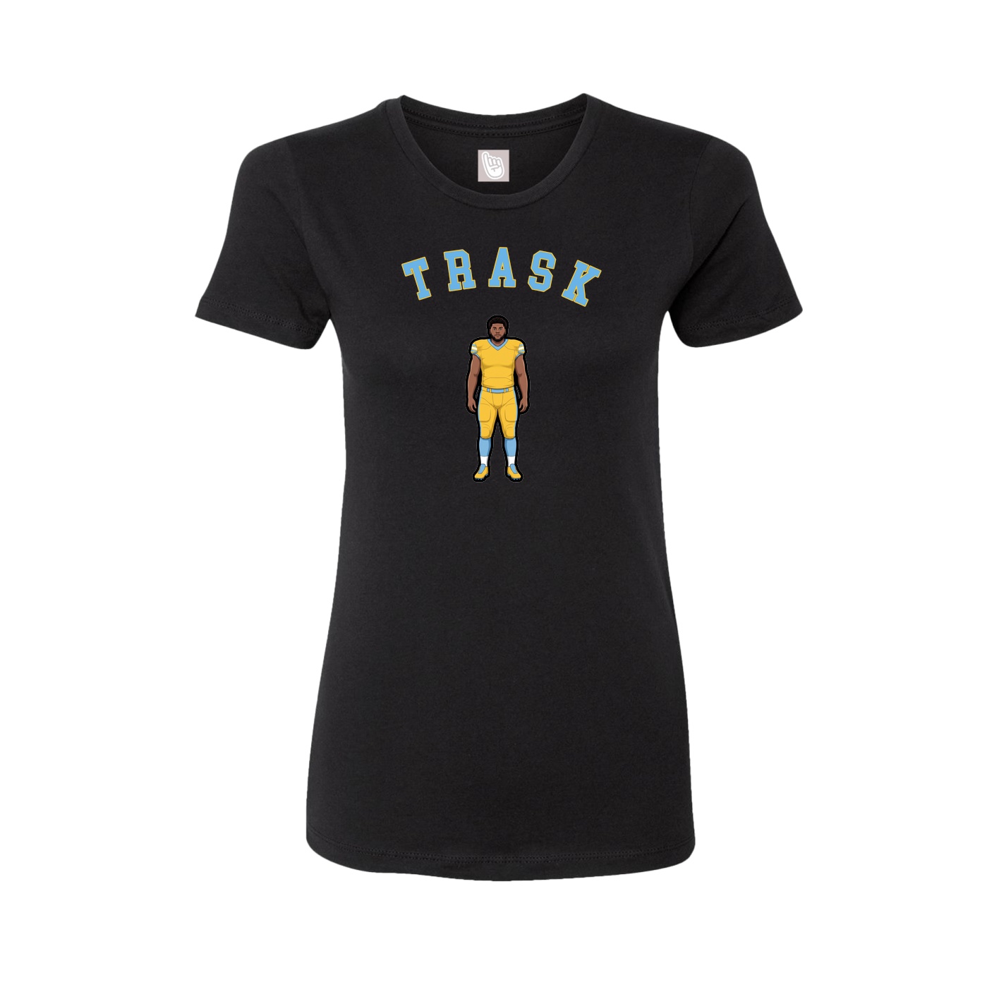 Fitted Women's Tee — Shirsey Arch in Black