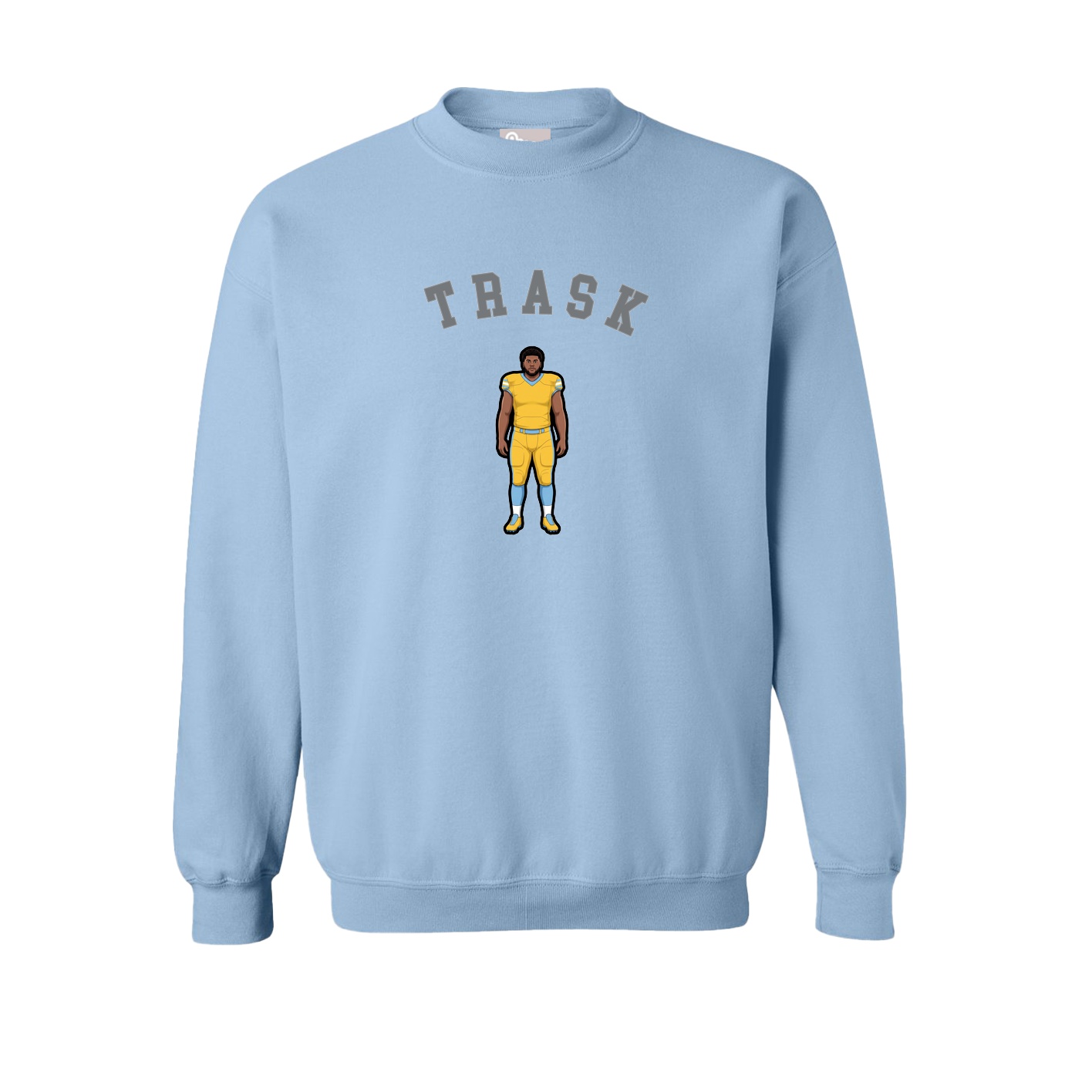 Fleece Crew — Shirsey Arch in Light Blue