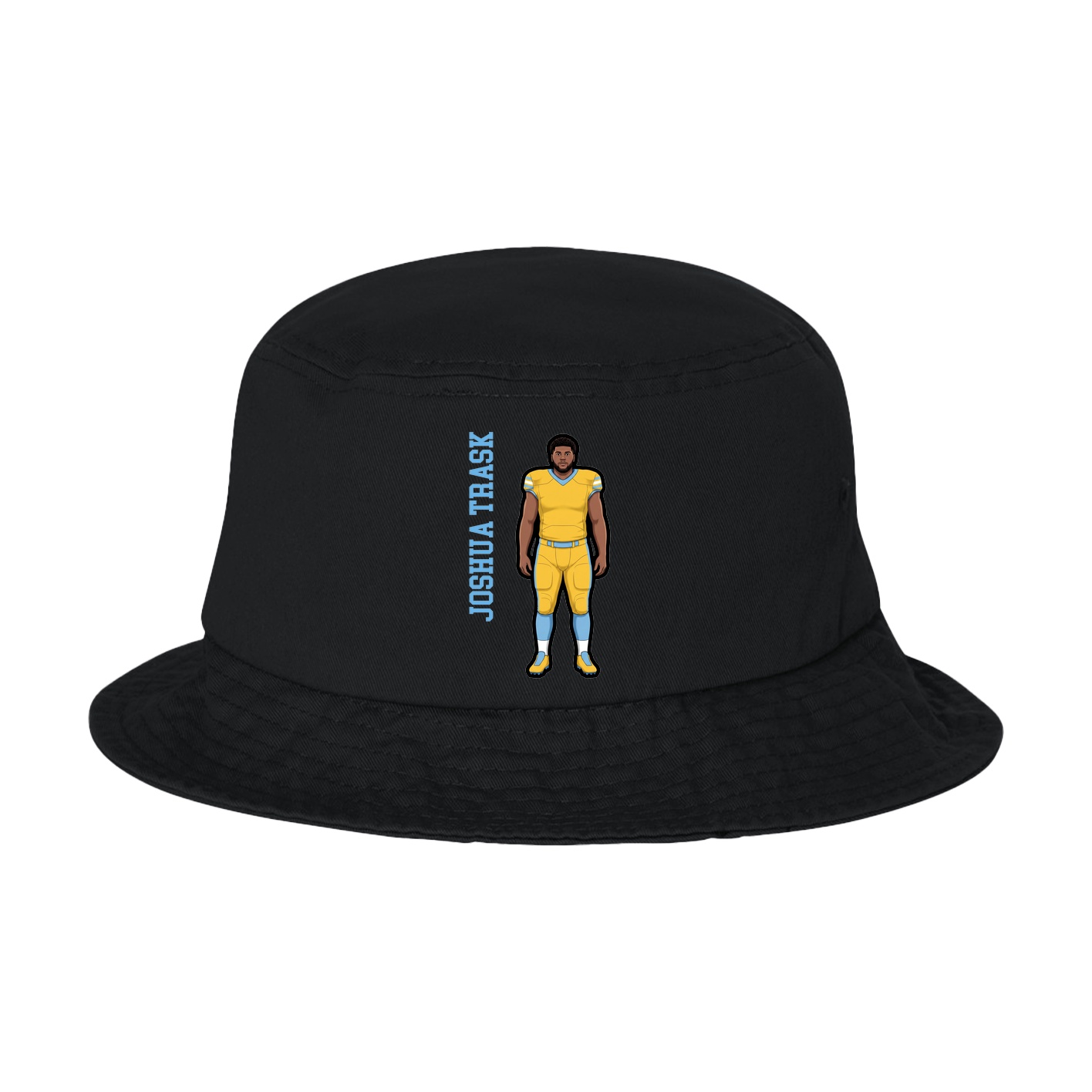 Bucket Cap — Name Vertical in Black