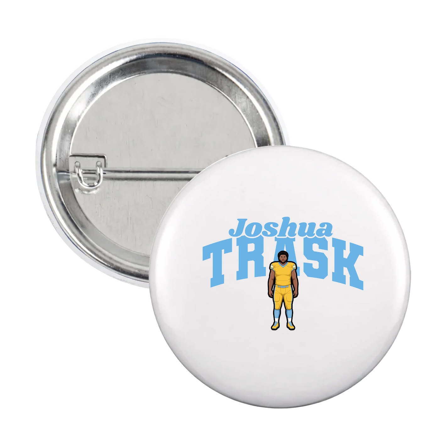 Game Day Button — Signature Arch in White