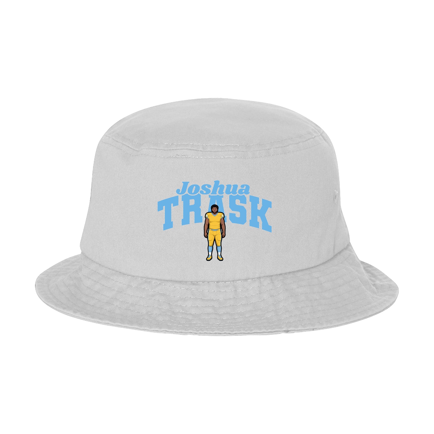 Bucket Cap — Signature Arch in White