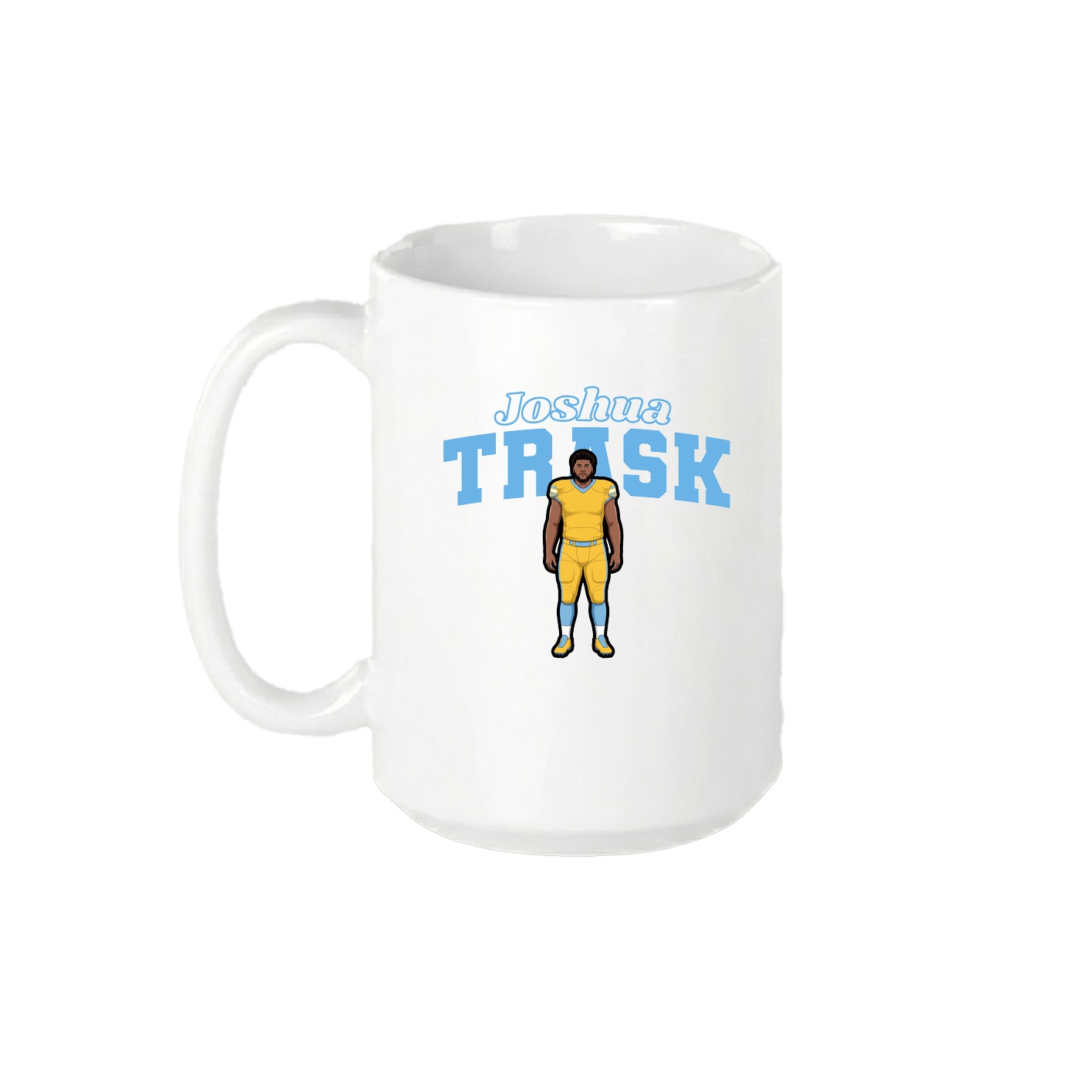 15oz Coffee Mug — Name Arch in White