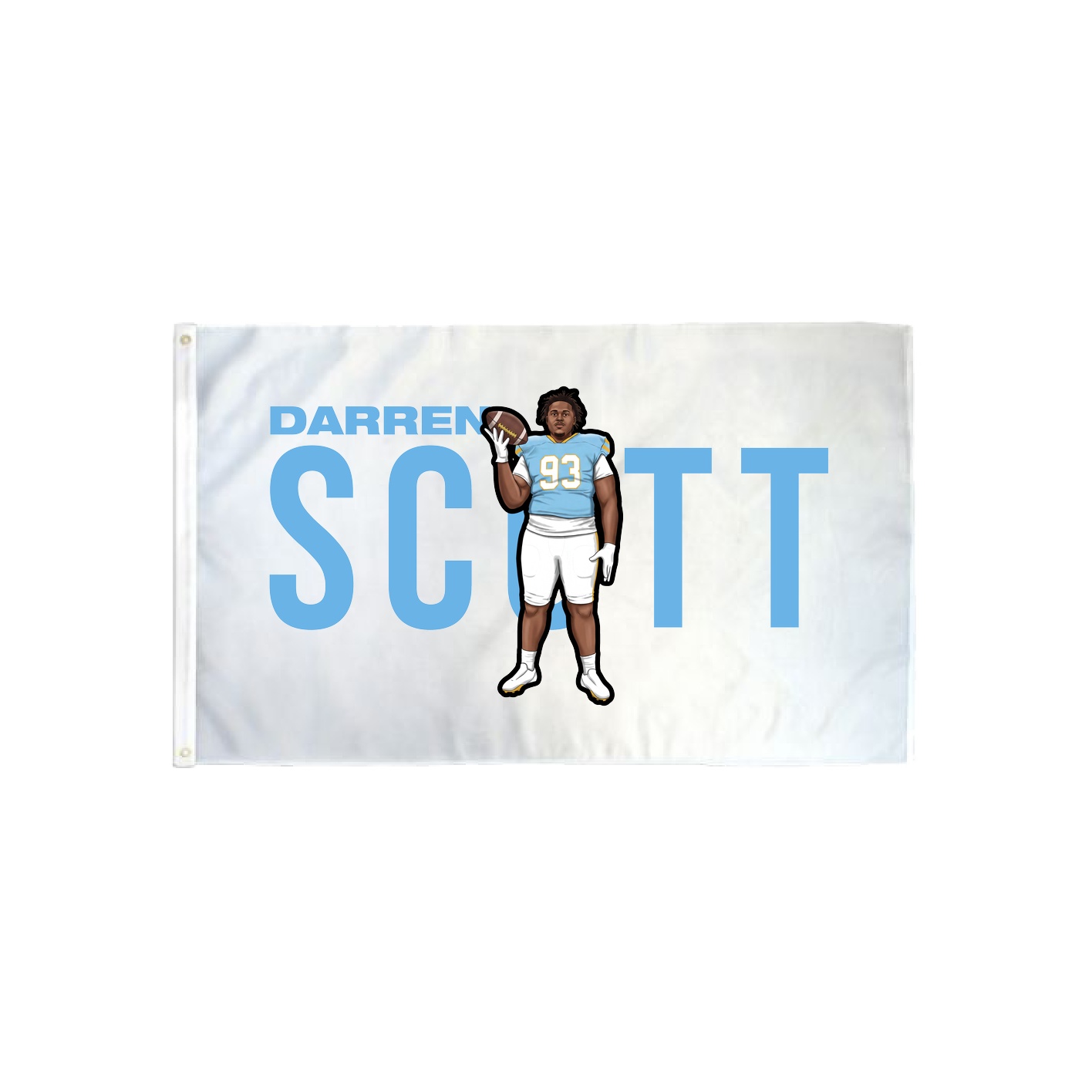3x5 Flag — Player Name in Classic