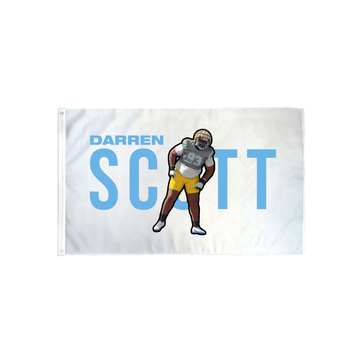 3x5 Flag — Player Name in Classic