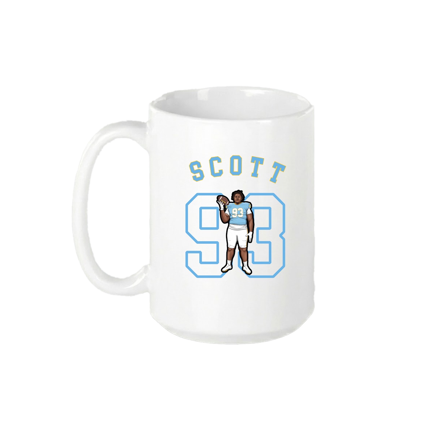 15oz Coffee Mug — Shirsey Arch in White