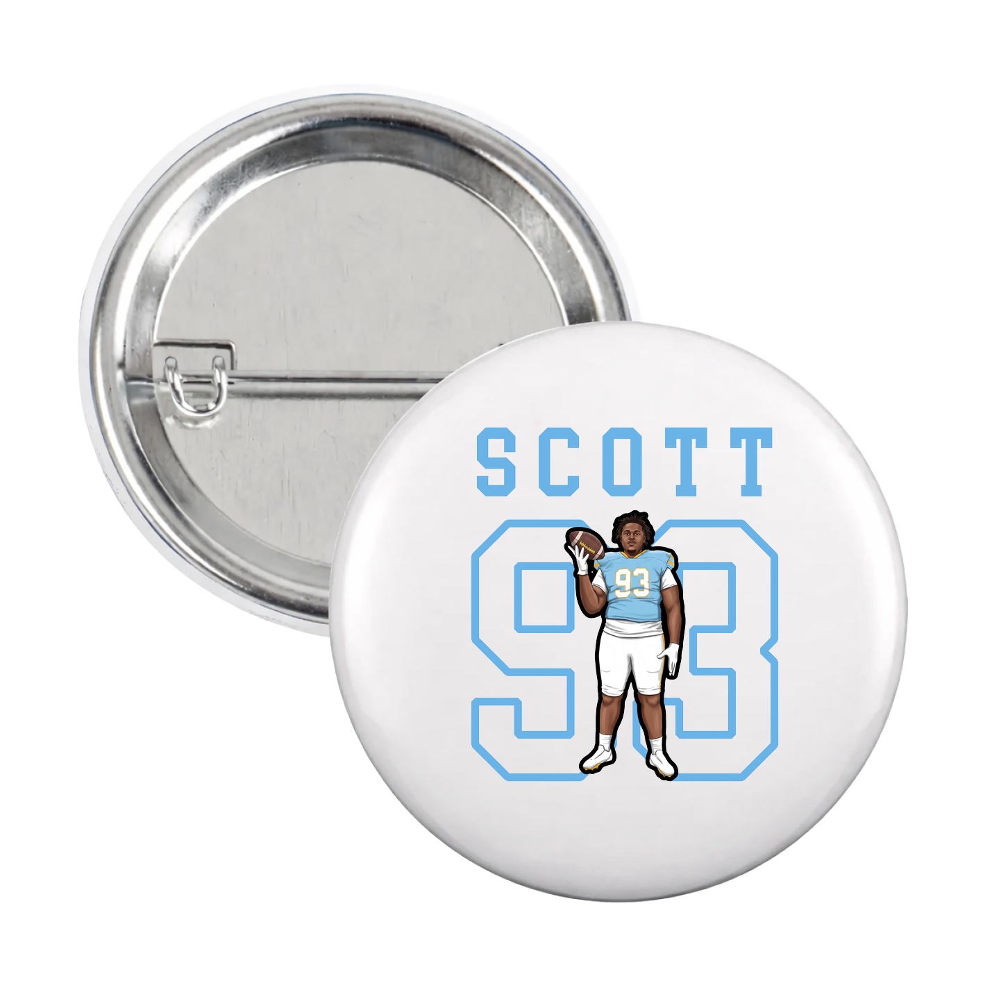 Game Day Button — Shirsey in White