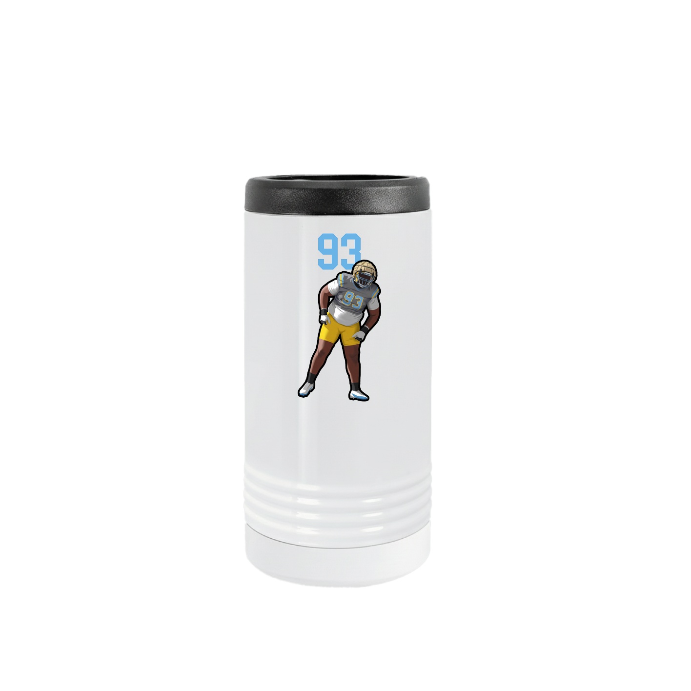 Slim Beverage Holder — Number Top in White