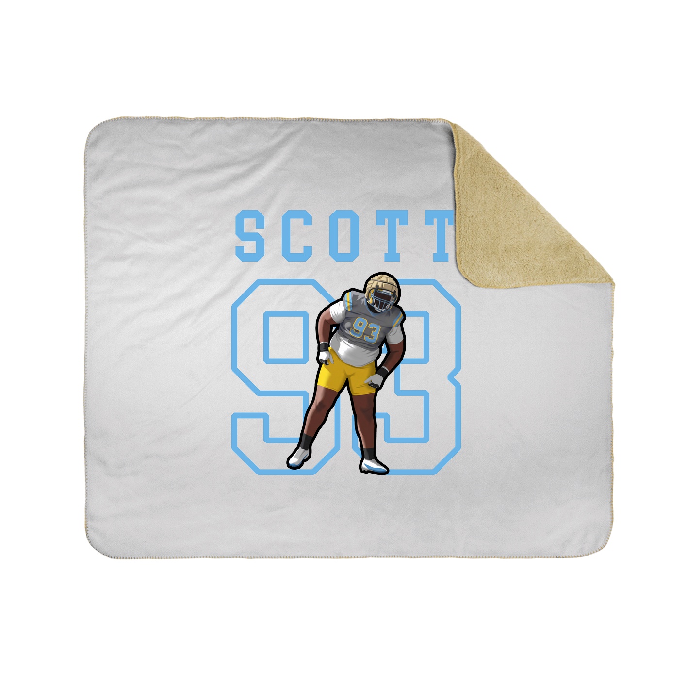 Throw Blanket — Shirsey in White