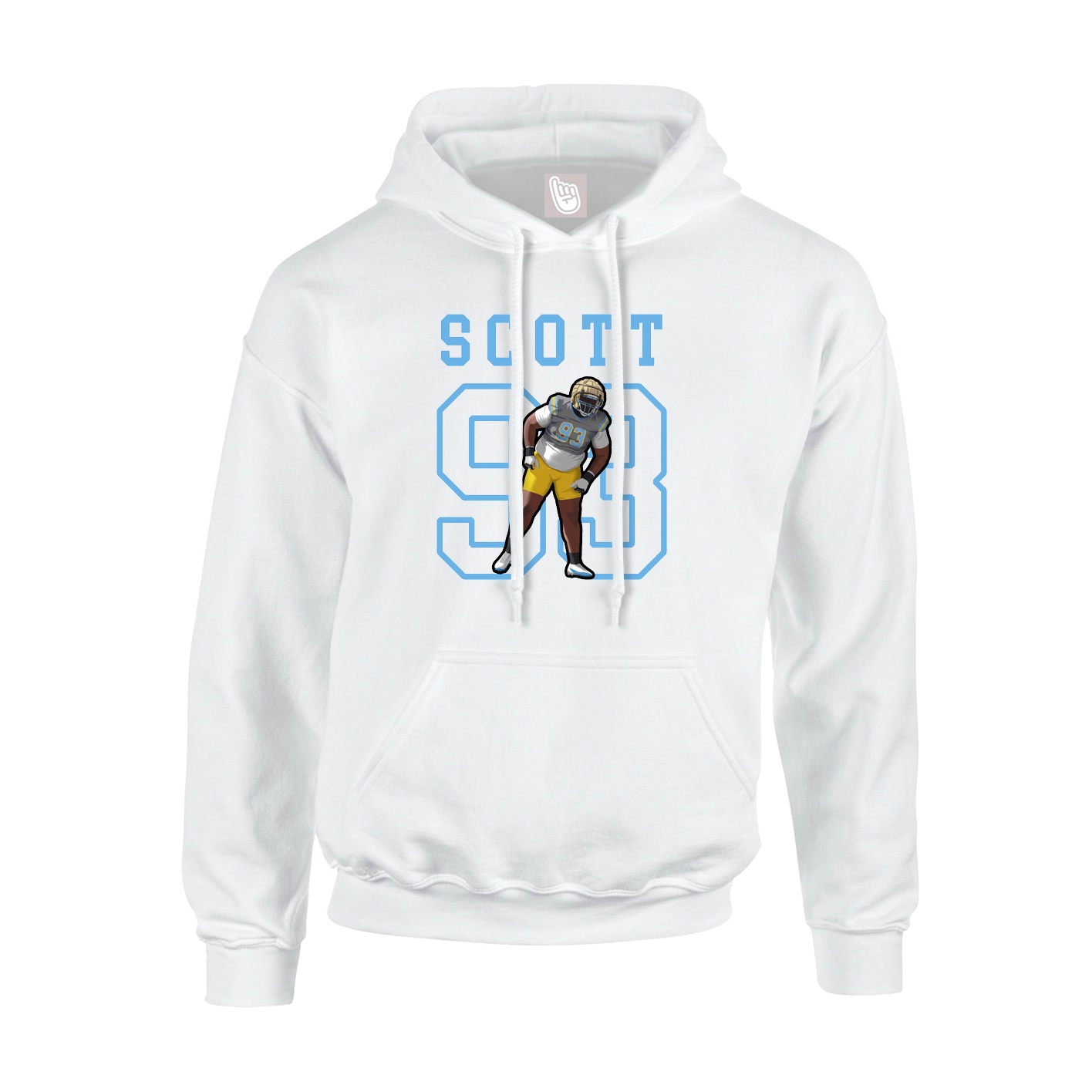 Youth Hoodie — Shirsey in White