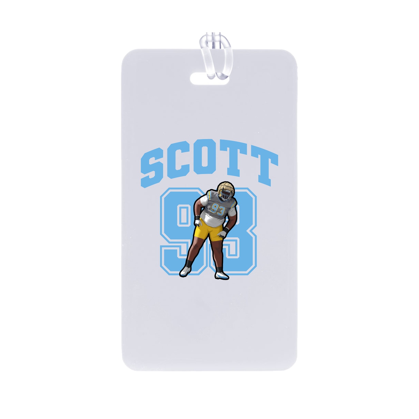 Bag Tag — Number in Classic