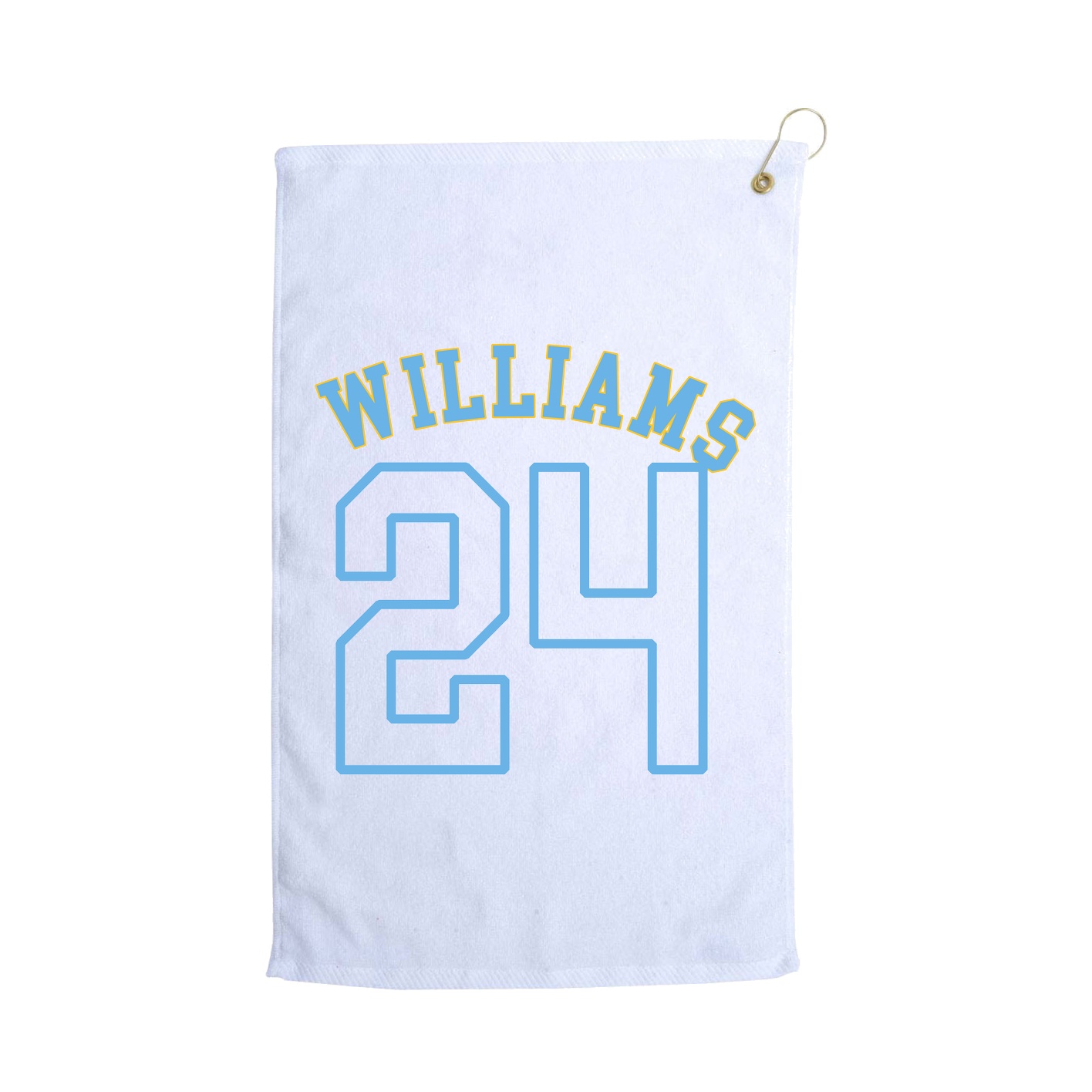 Golf Towel — Shirsey Arch in White