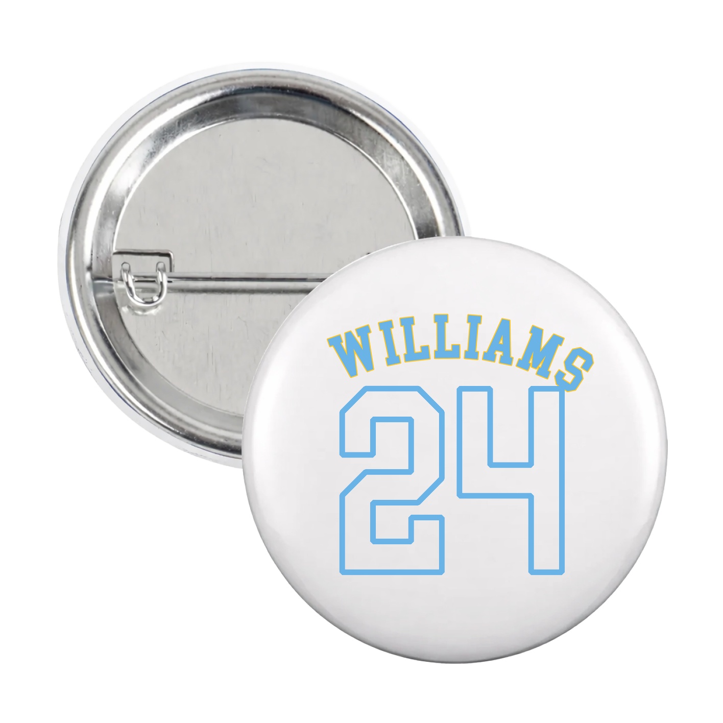 Game Day Button — Shirsey Arch in White