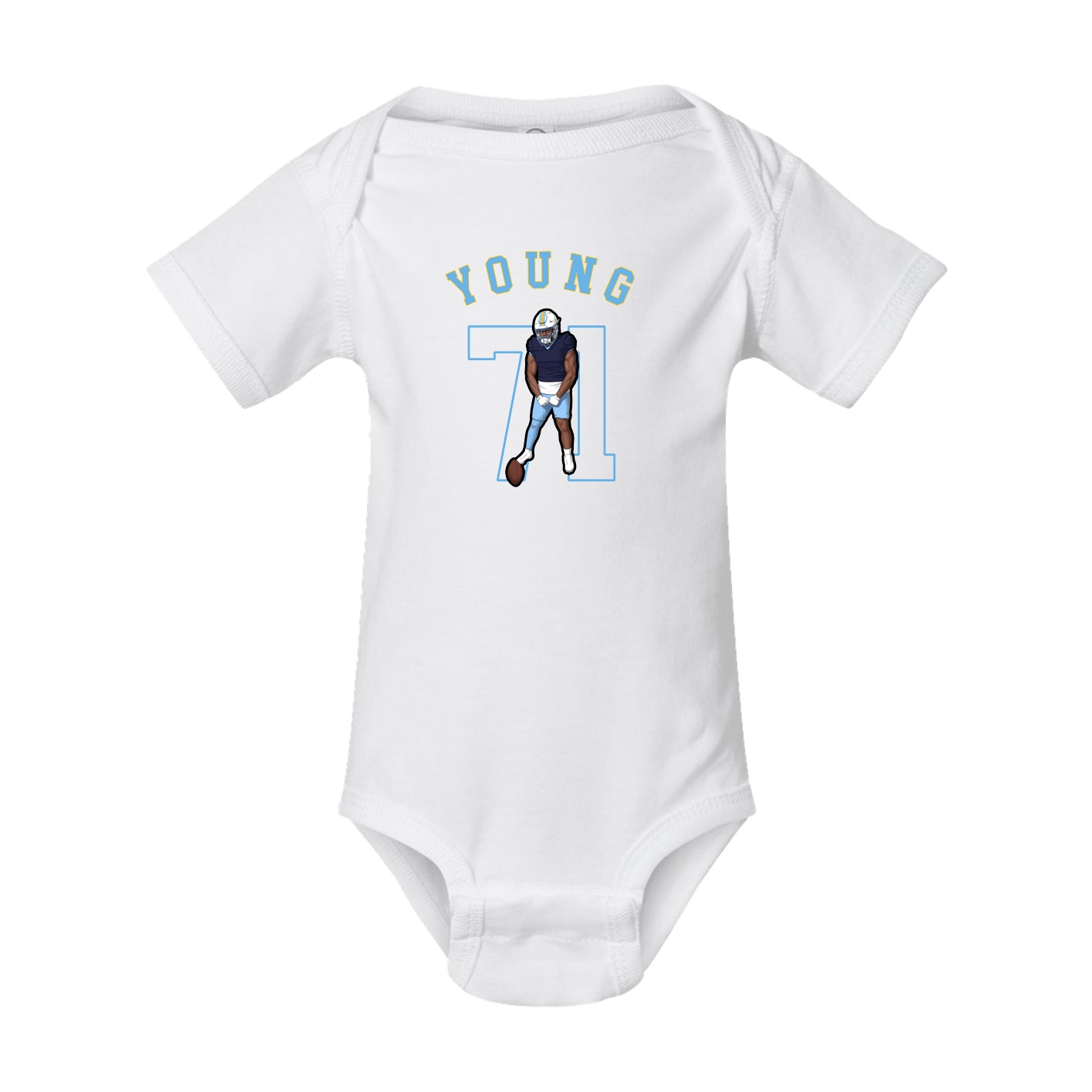Baby Onesie — Shirsey Arch in White