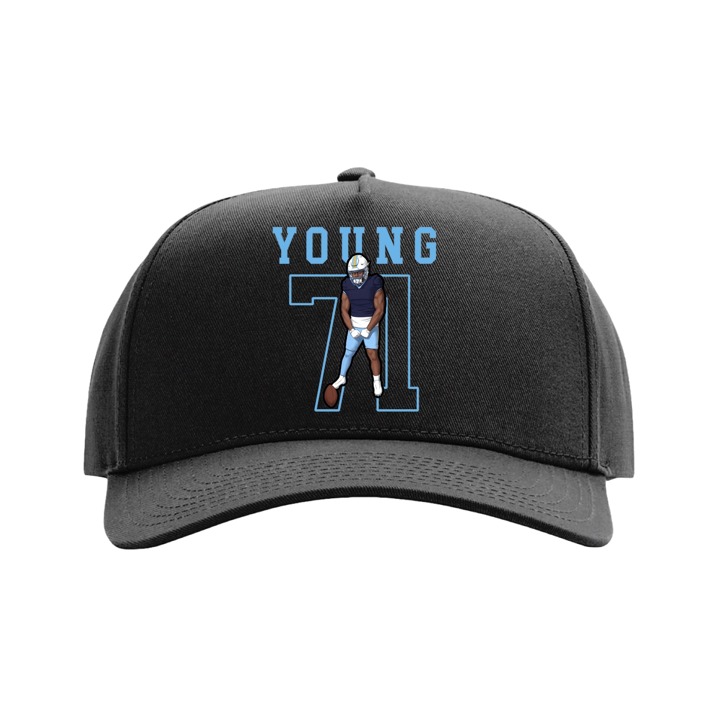 Full Fabric Five-Panel Champ Cap
