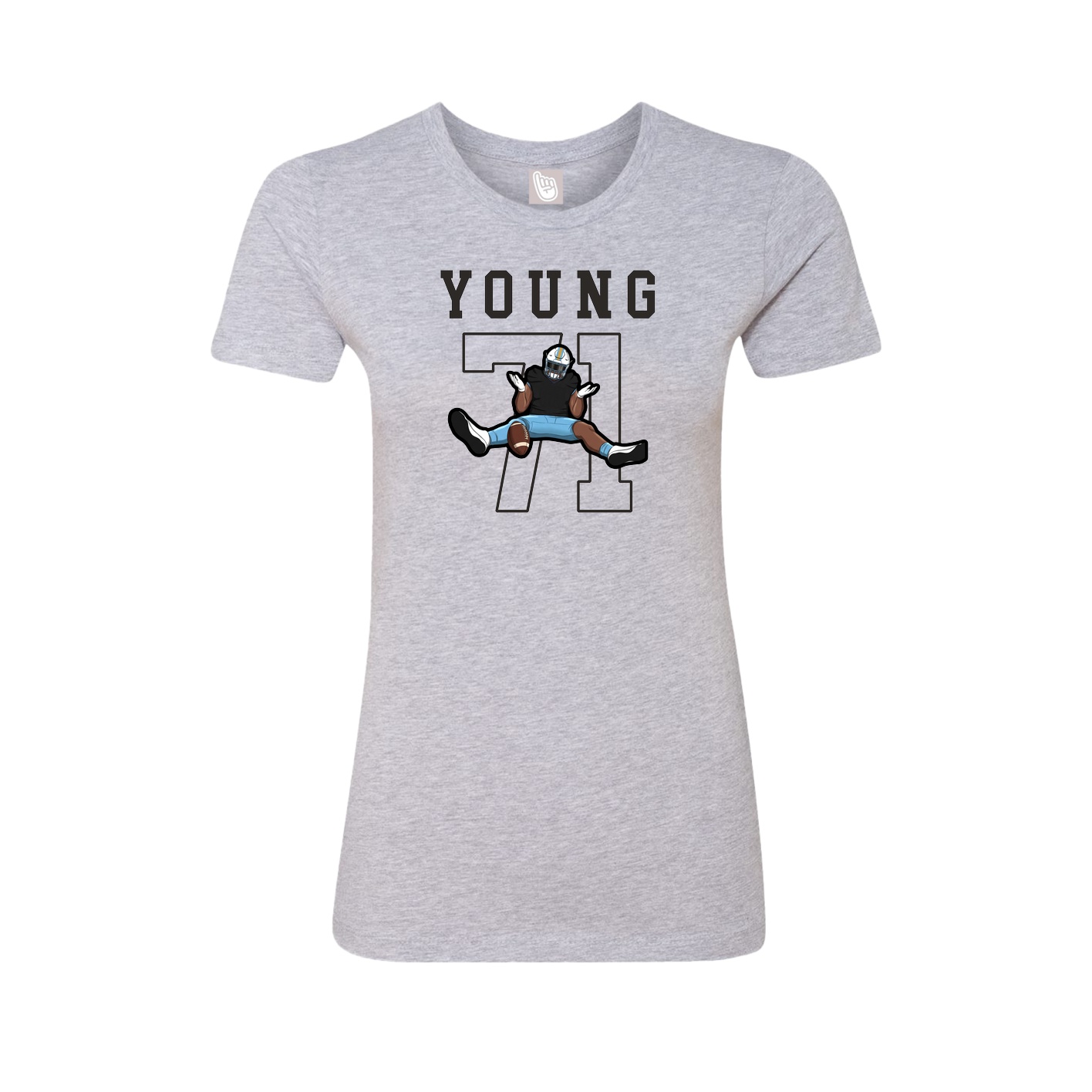 Fitted Women's Tee — Shirsey in Grey