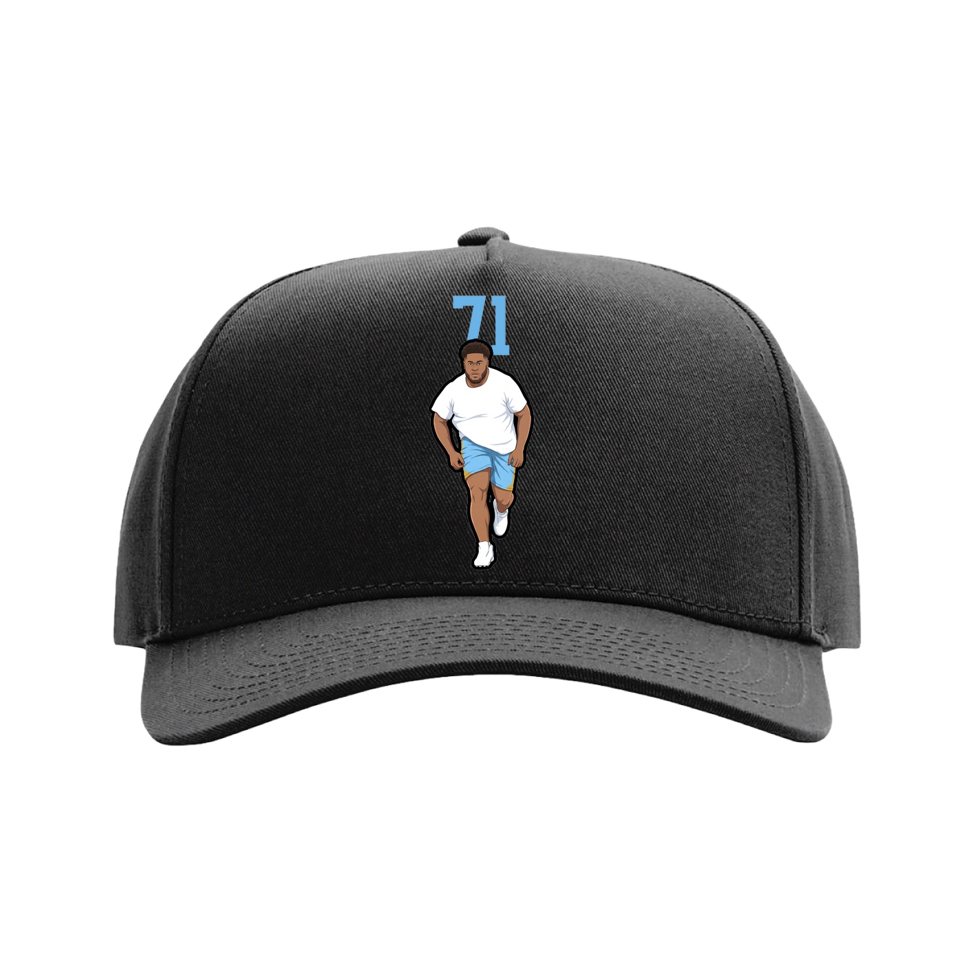 Full Fabric Five-Panel Champ Cap