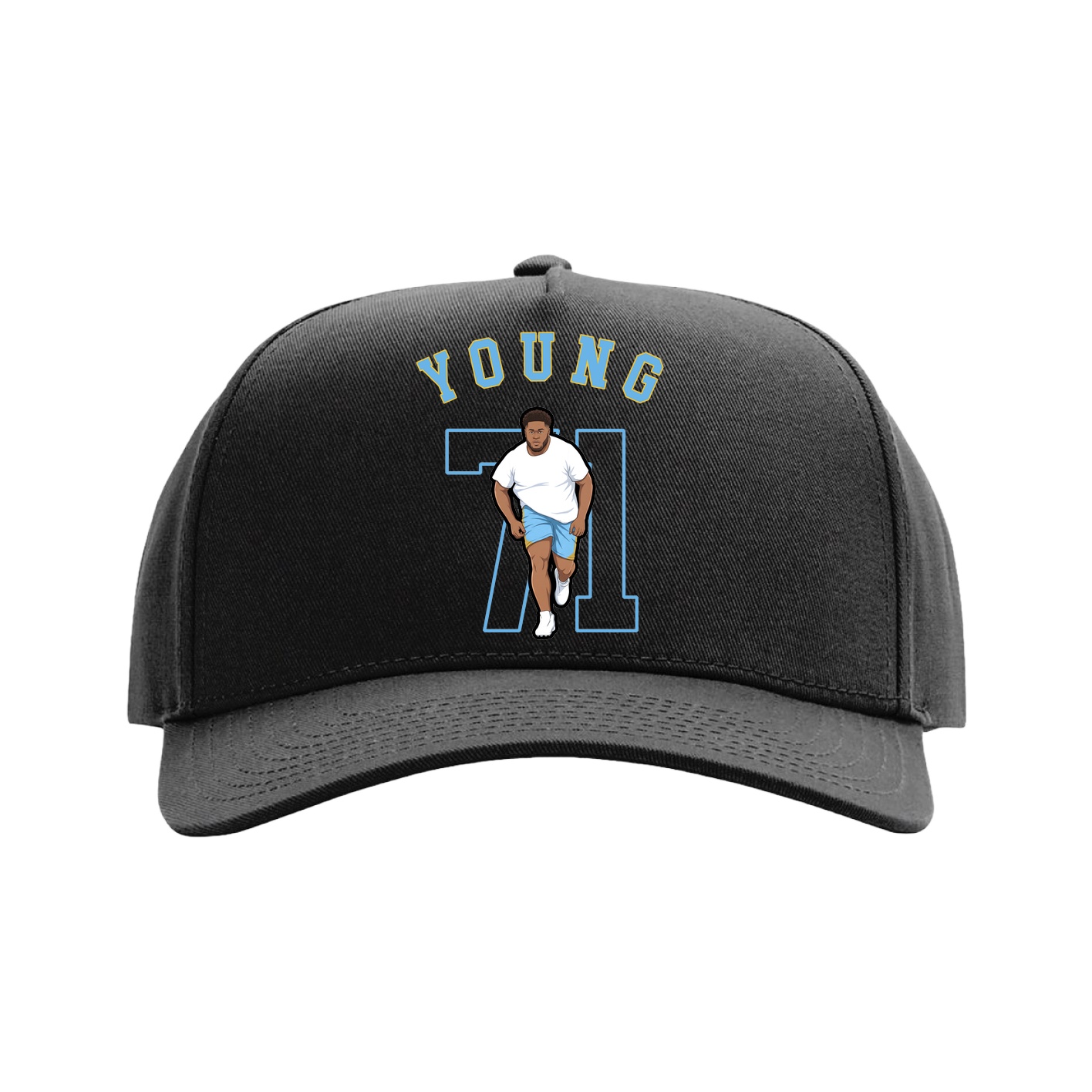 Full Fabric Five-Panel Champ Cap