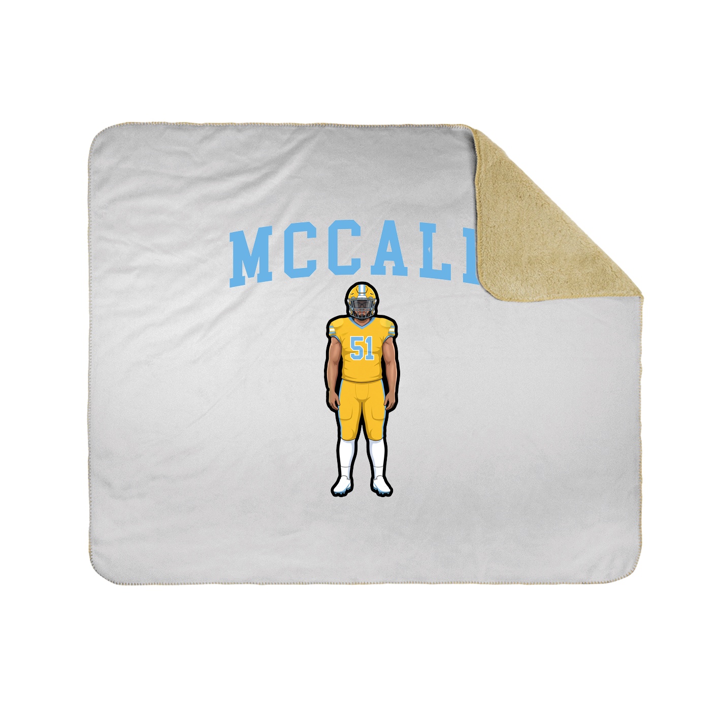 Throw Blanket — Shirsey in White