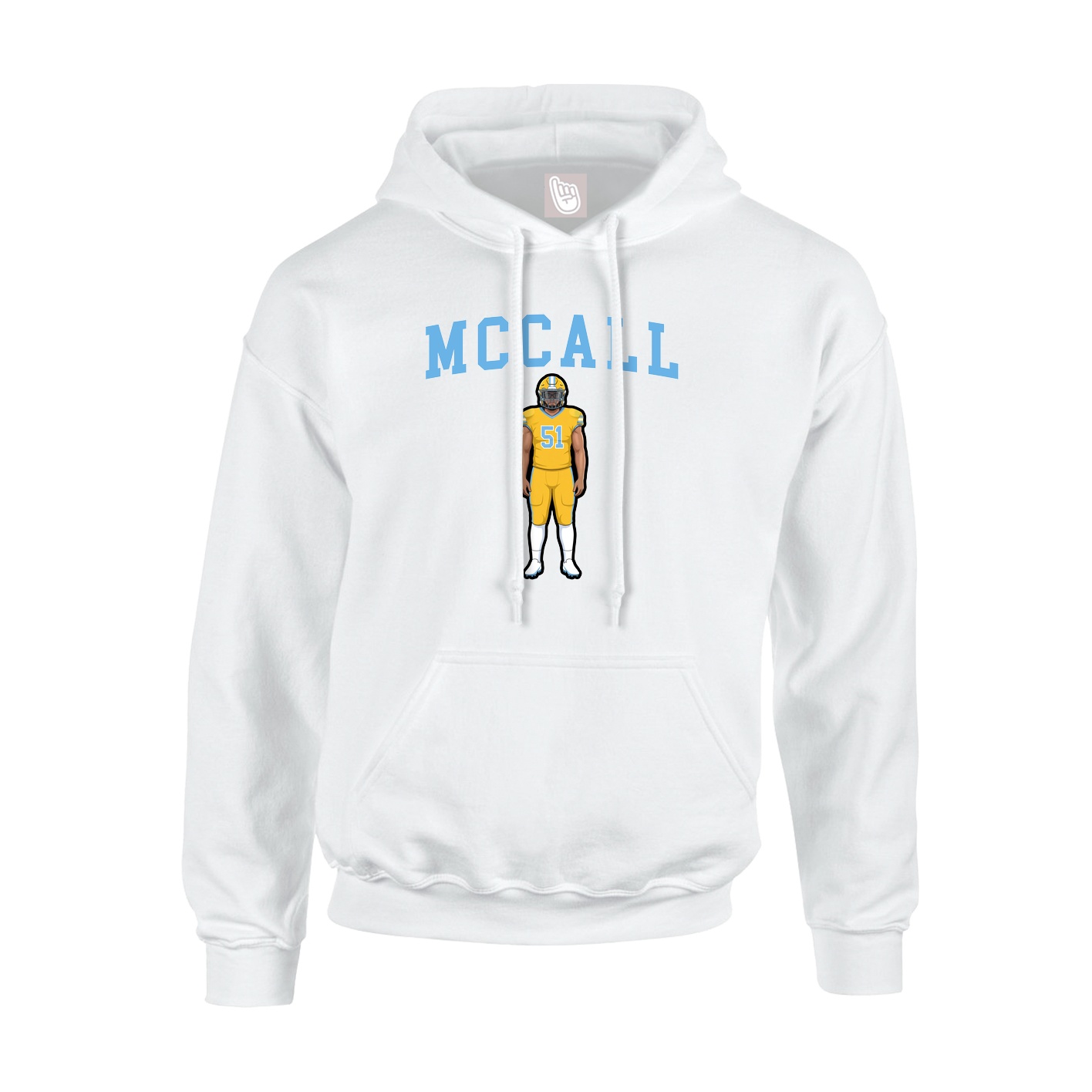 Hoodie — Shirsey in White