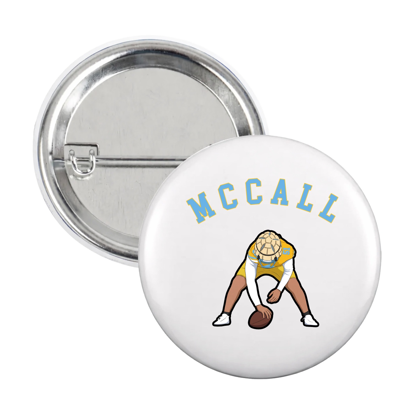 Game Day Button — Shirsey Arch in White