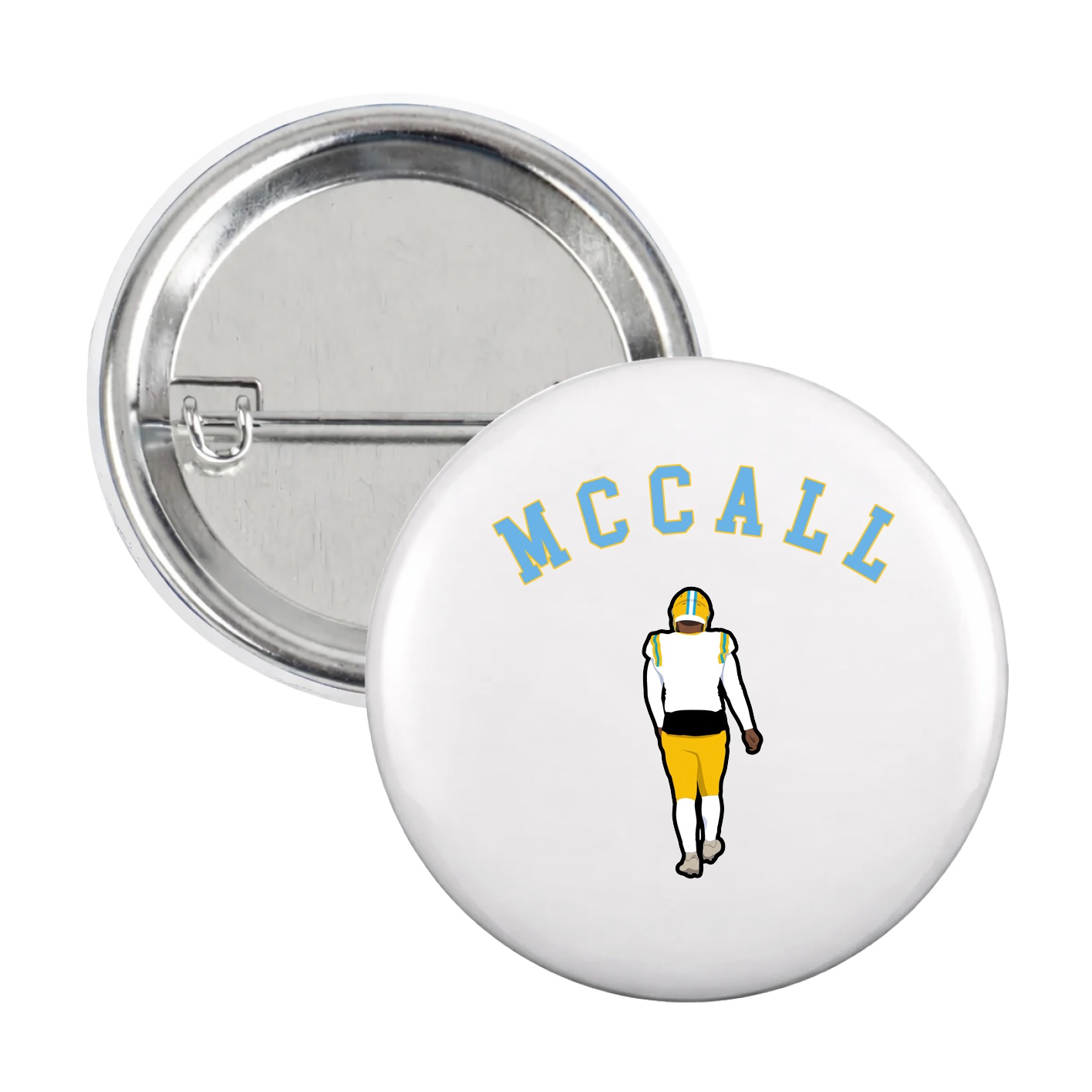 Game Day Button — Shirsey Arch in White
