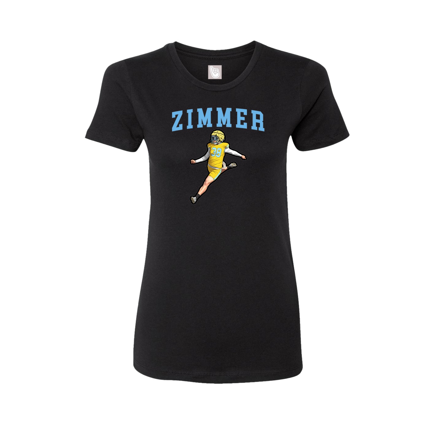 Fitted Women's Tee — Shirsey in Black
