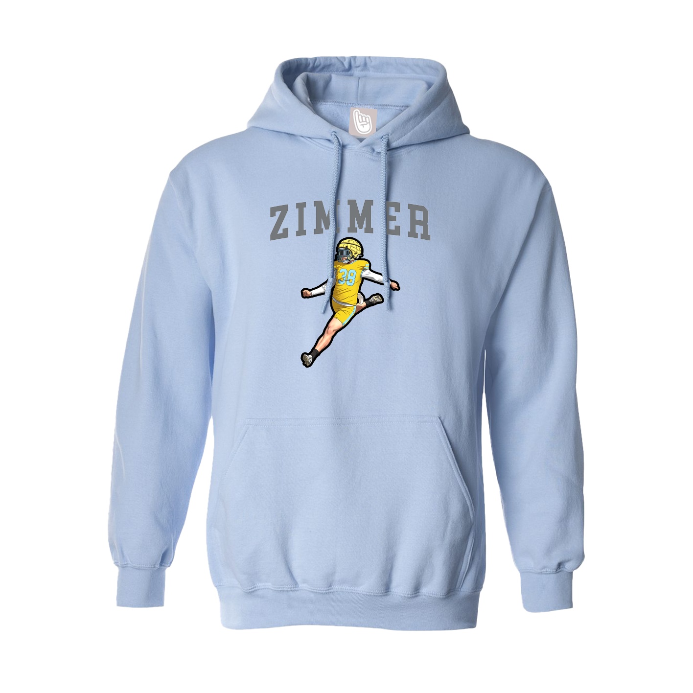 Hoodie — Shirsey in Light Blue