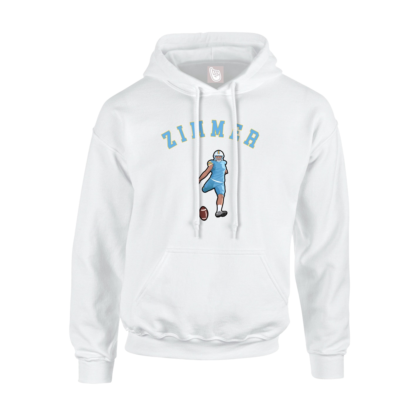 Youth Hoodie — Shirsey Arch in White