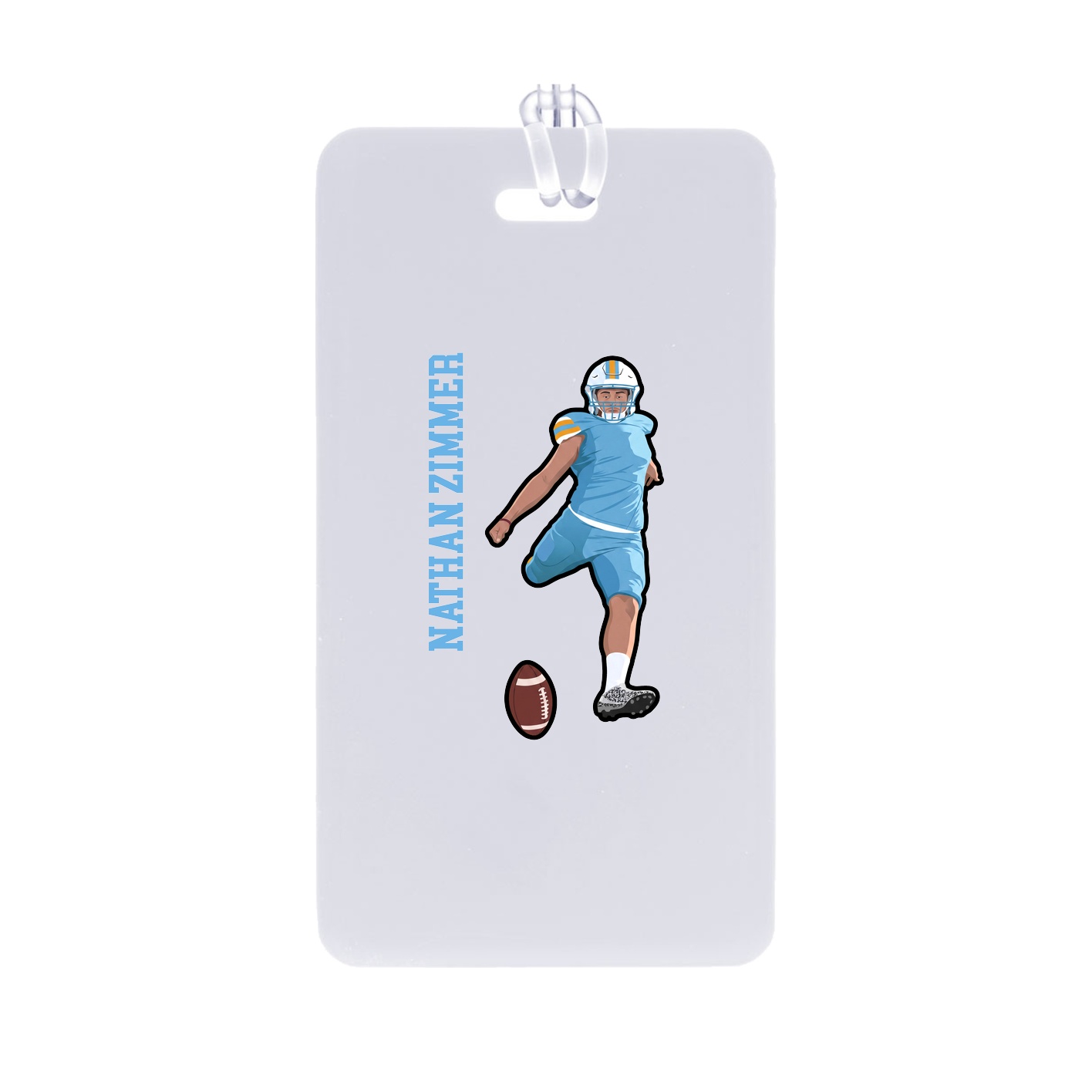 Bag Tag — Name Vertical in Classic