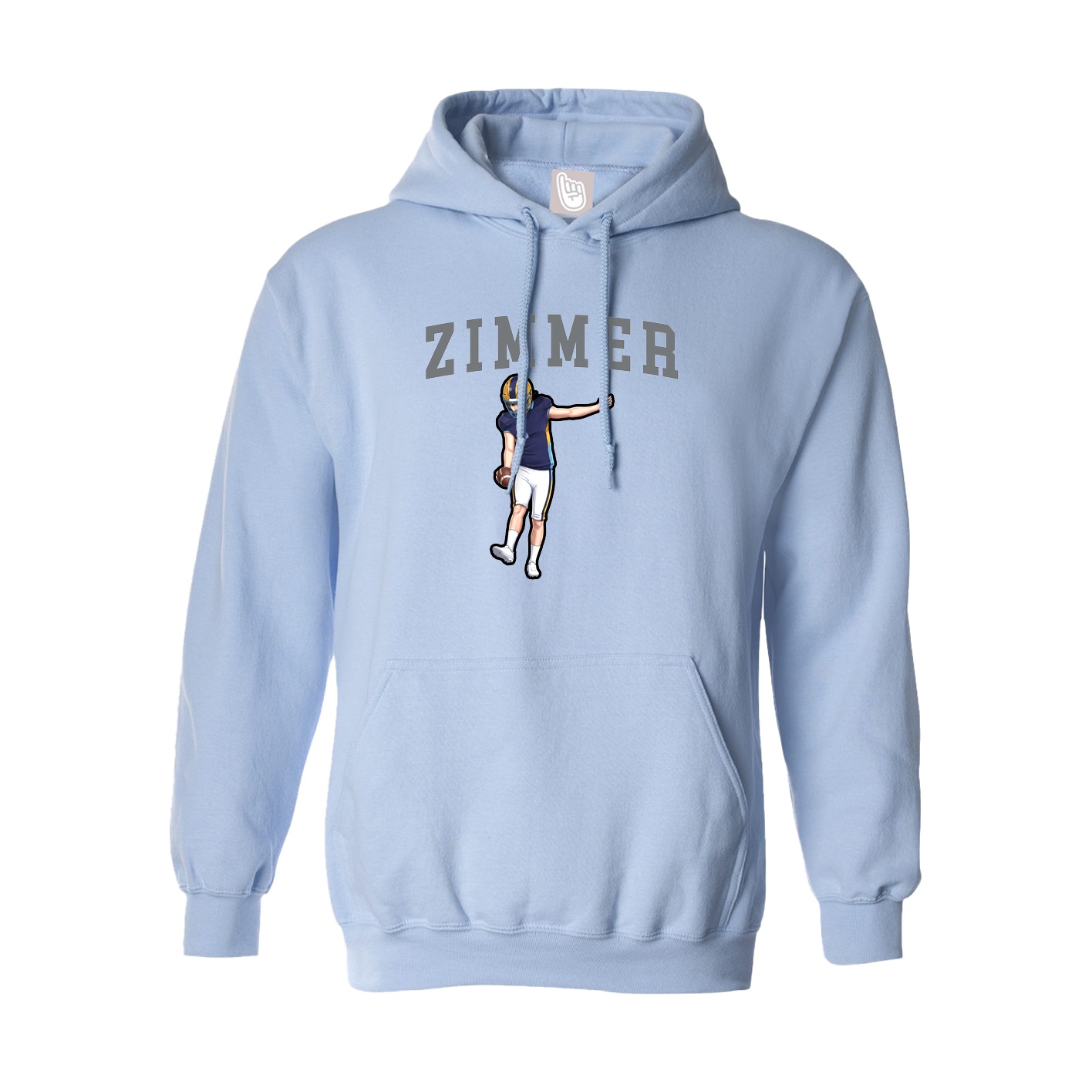 Hoodie — Shirsey in Light Blue