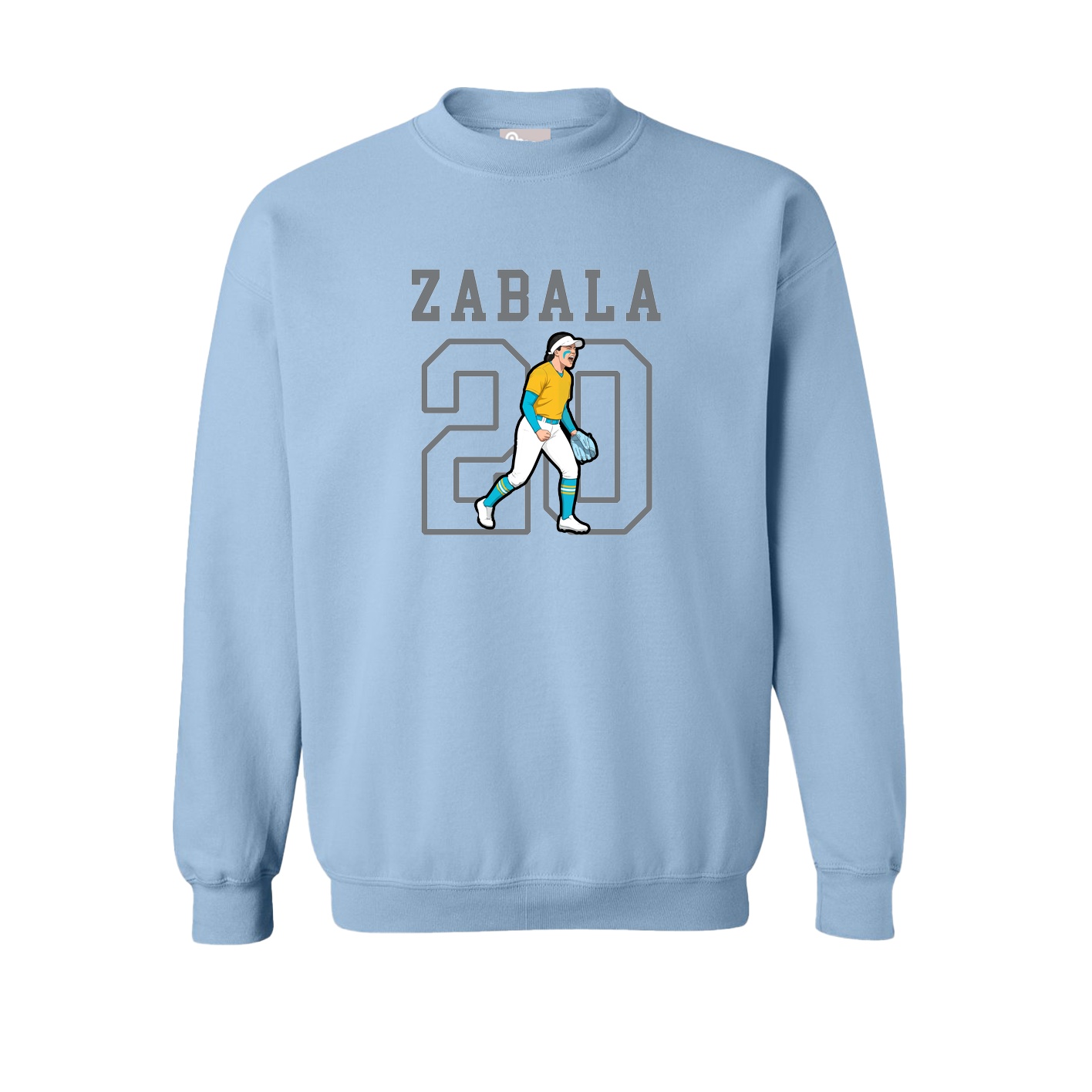 Fleece Crew — Shirsey in Light Blue