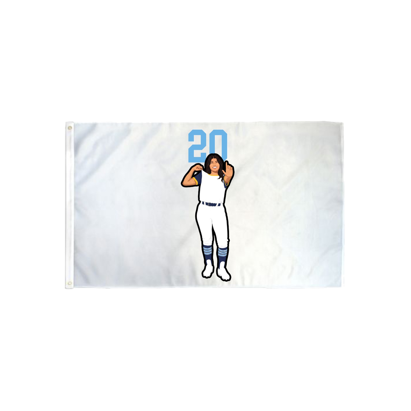 3x5 Flag — Number Top in Classic