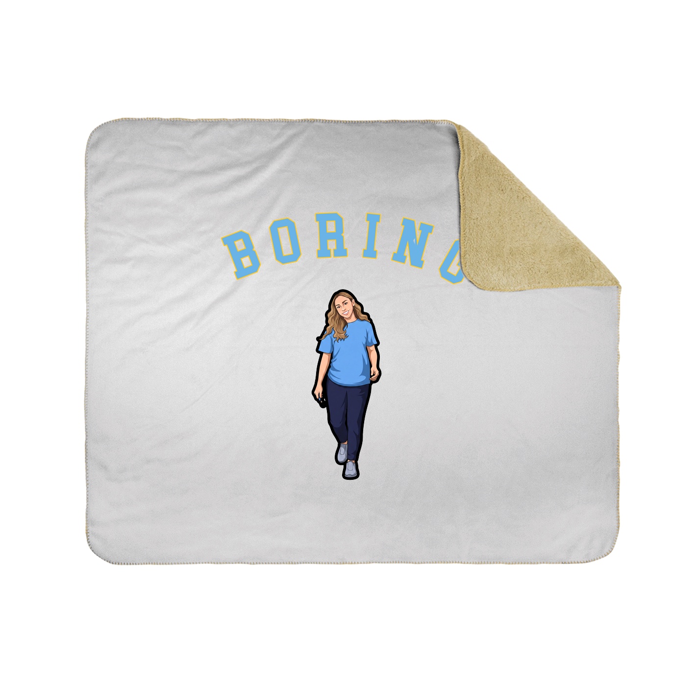 Throw Blanket — Shirsey Arch in White