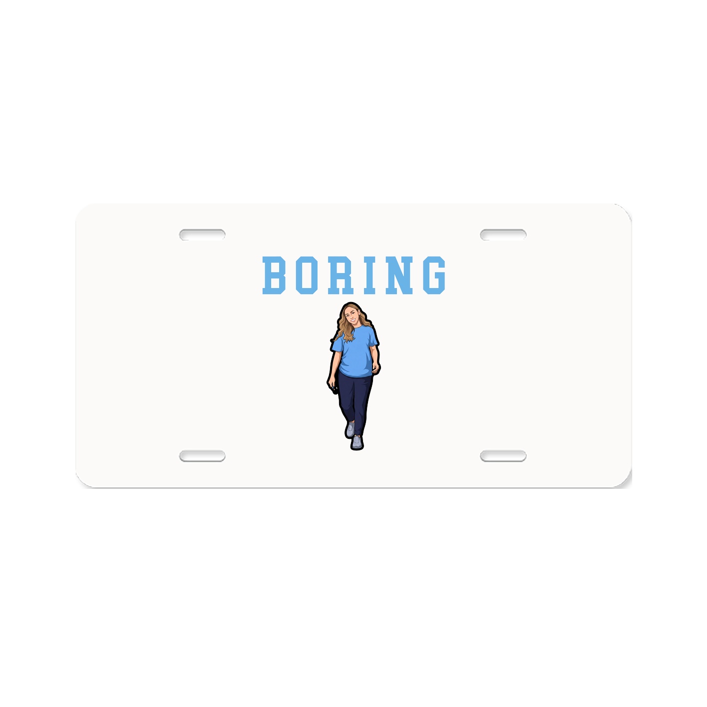 License Plate — Shirsey in Classic