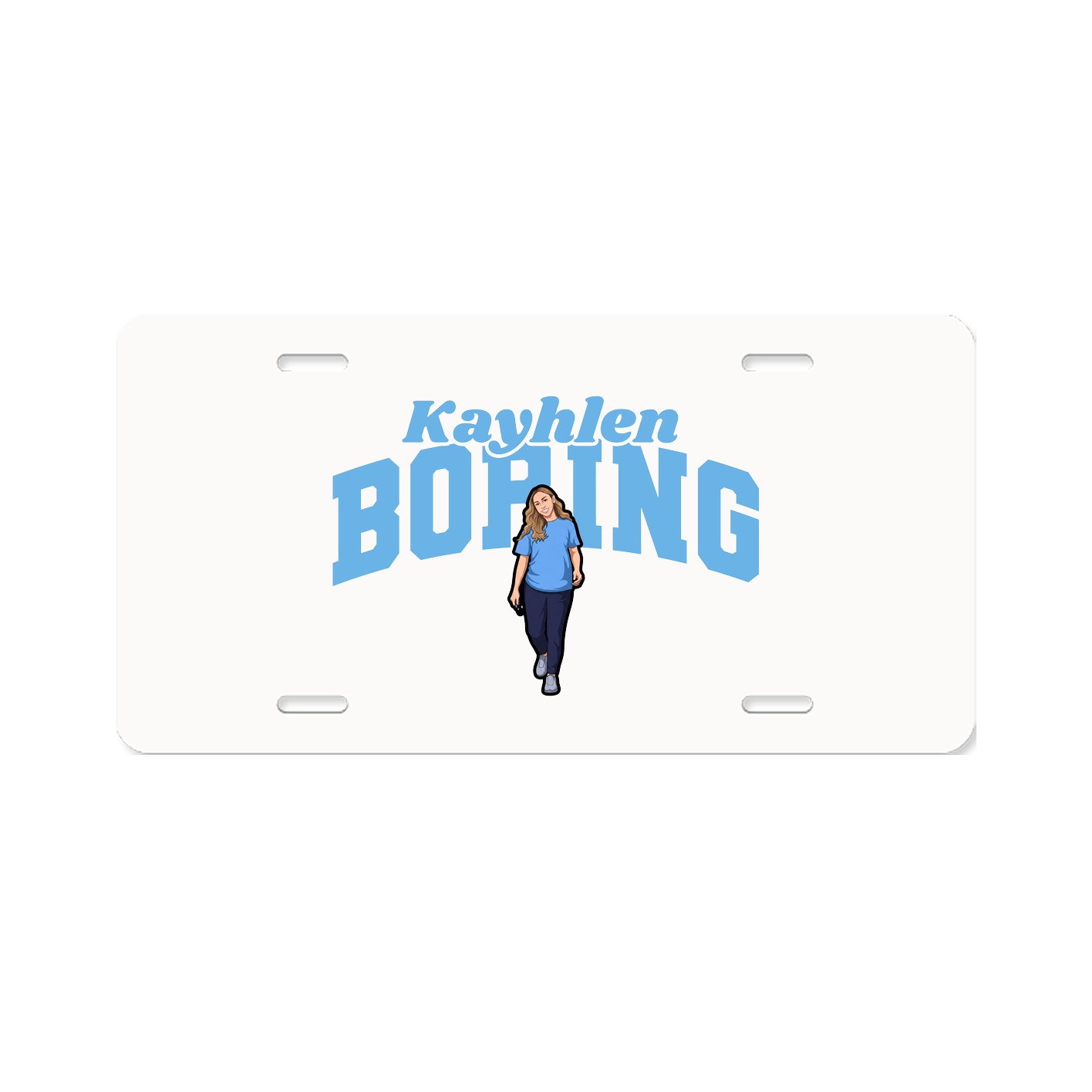 License Plate — Signature Arch in Classic