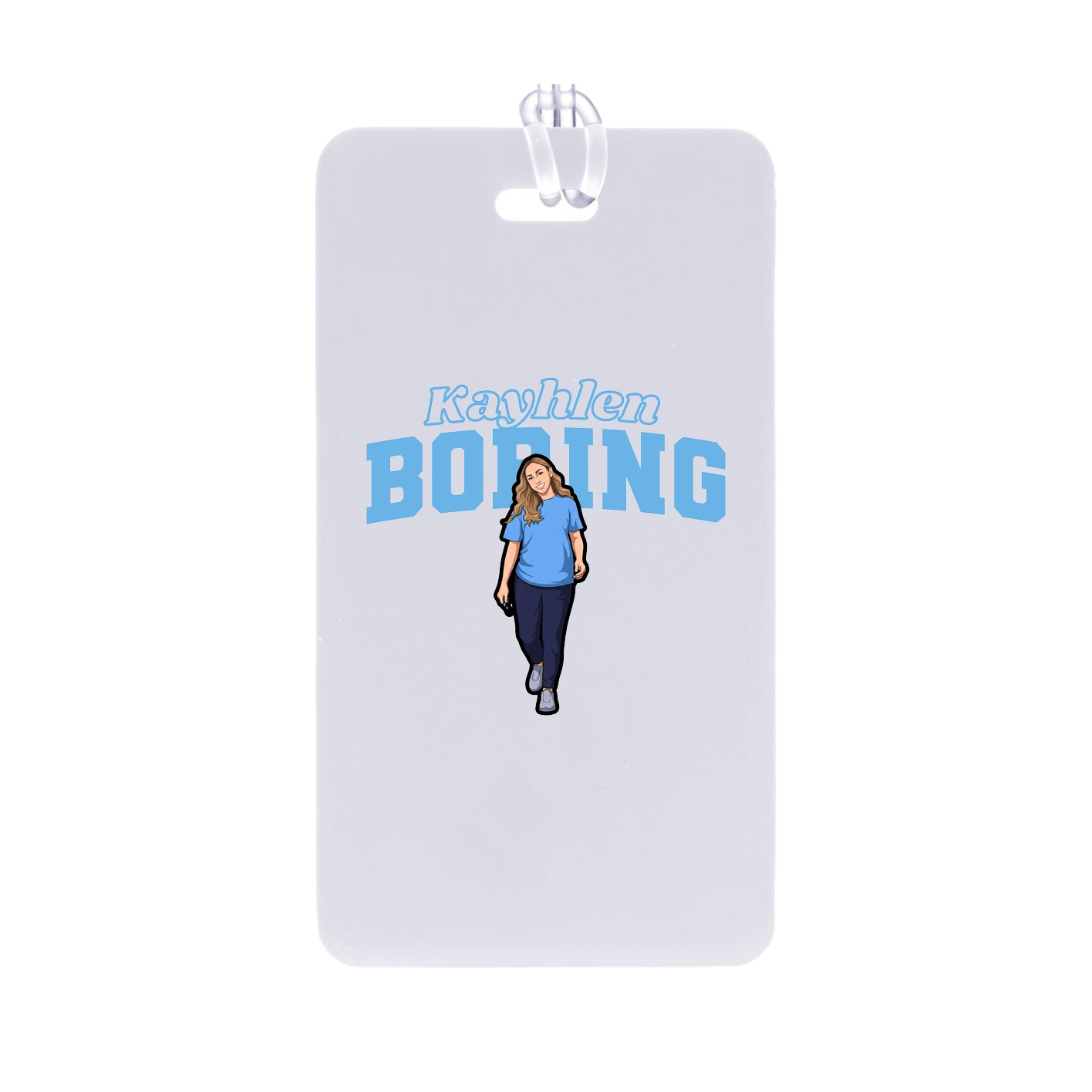 Bag Tag — Name Arch in Classic