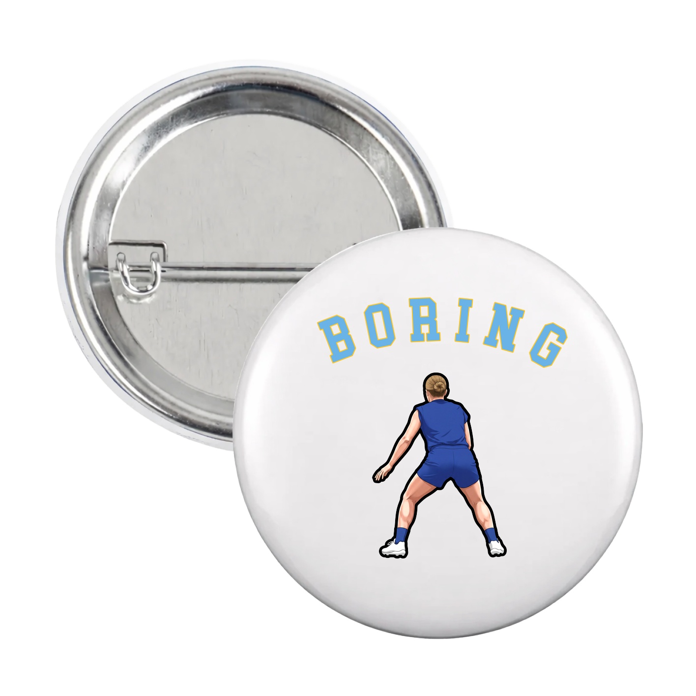 Game Day Button — Shirsey Arch in White
