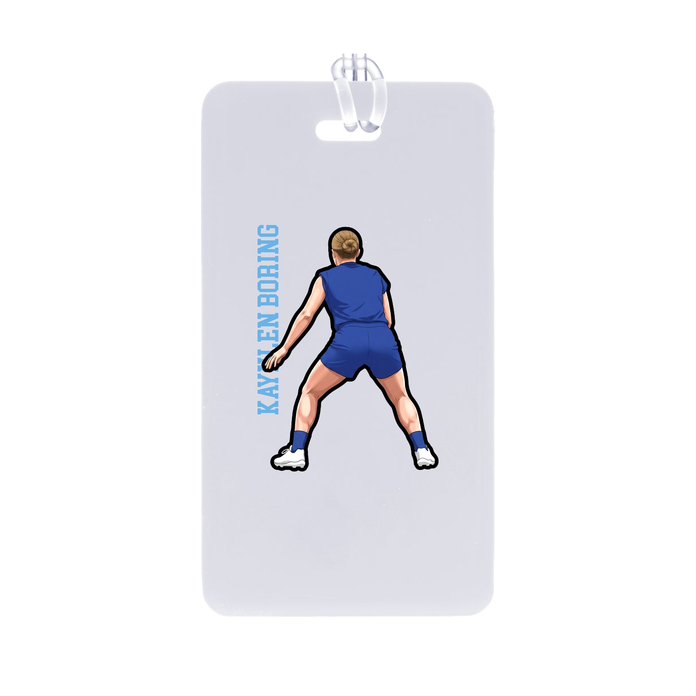 Bag Tag — Name Vertical in Classic