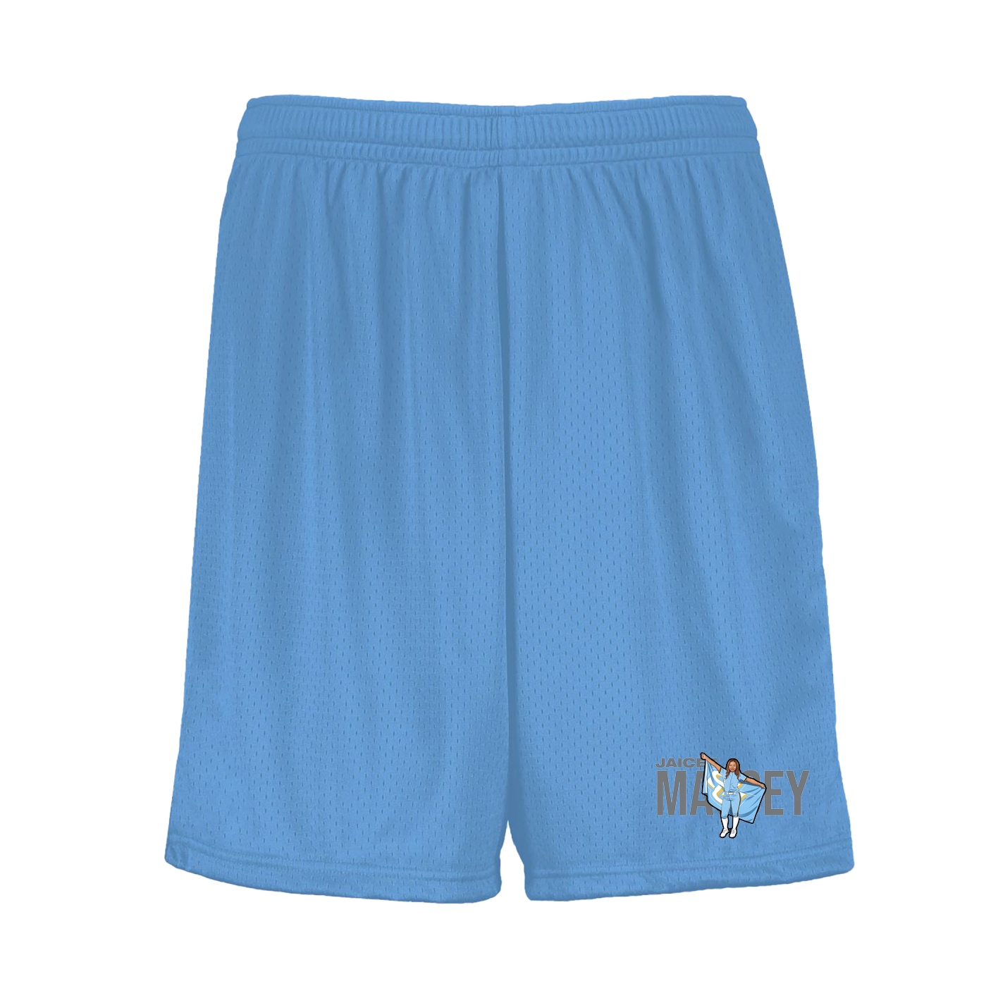 Shorts — Player Name in Light Blue