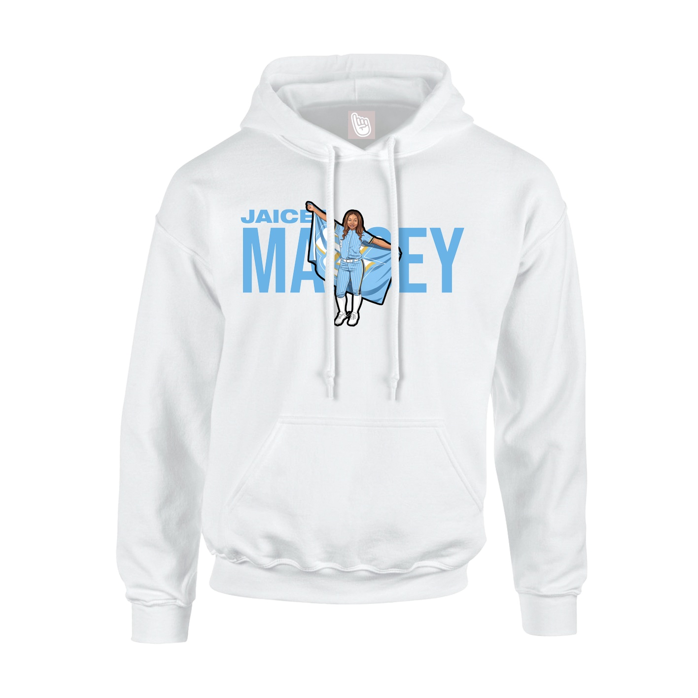 Hoodie — Player Name in White