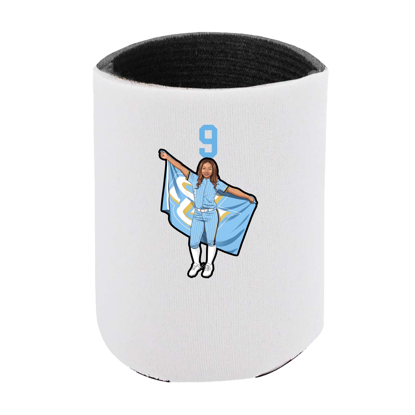 Can Holder — Number Top in White