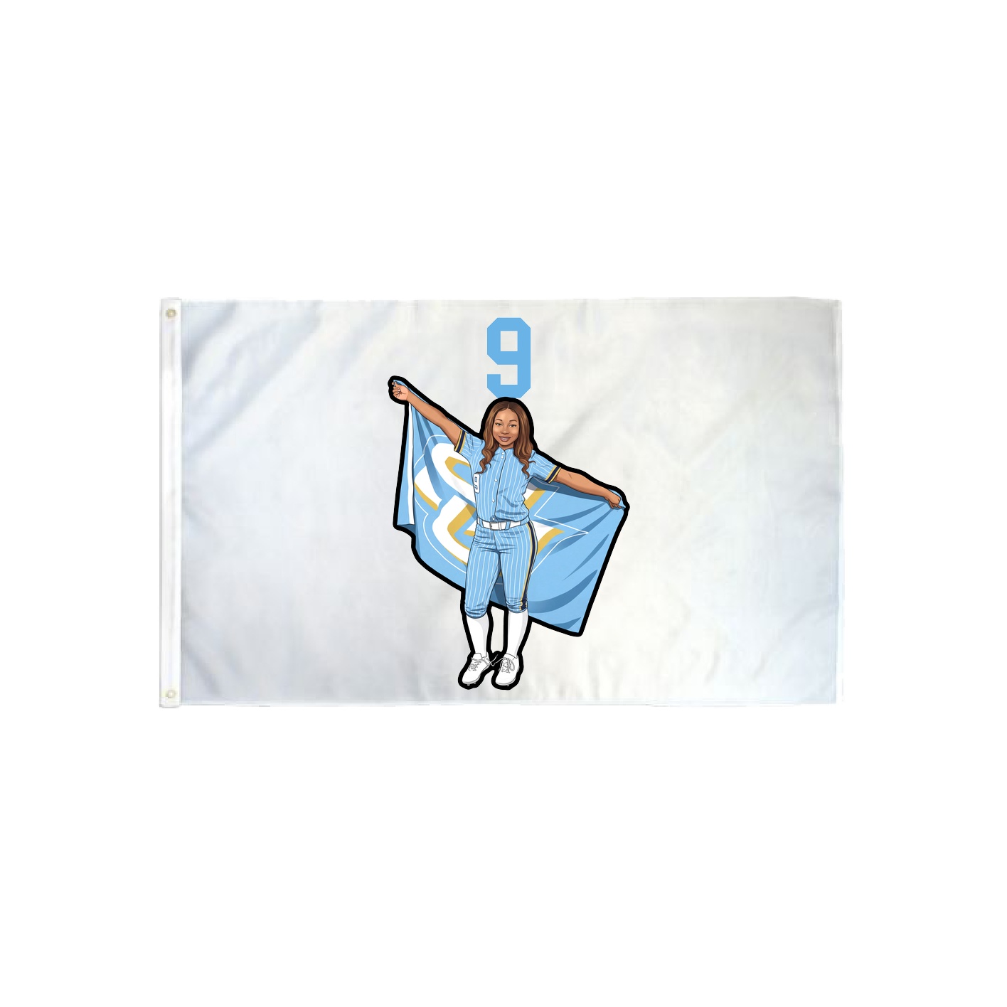 3x5 Flag — Number Top in Classic