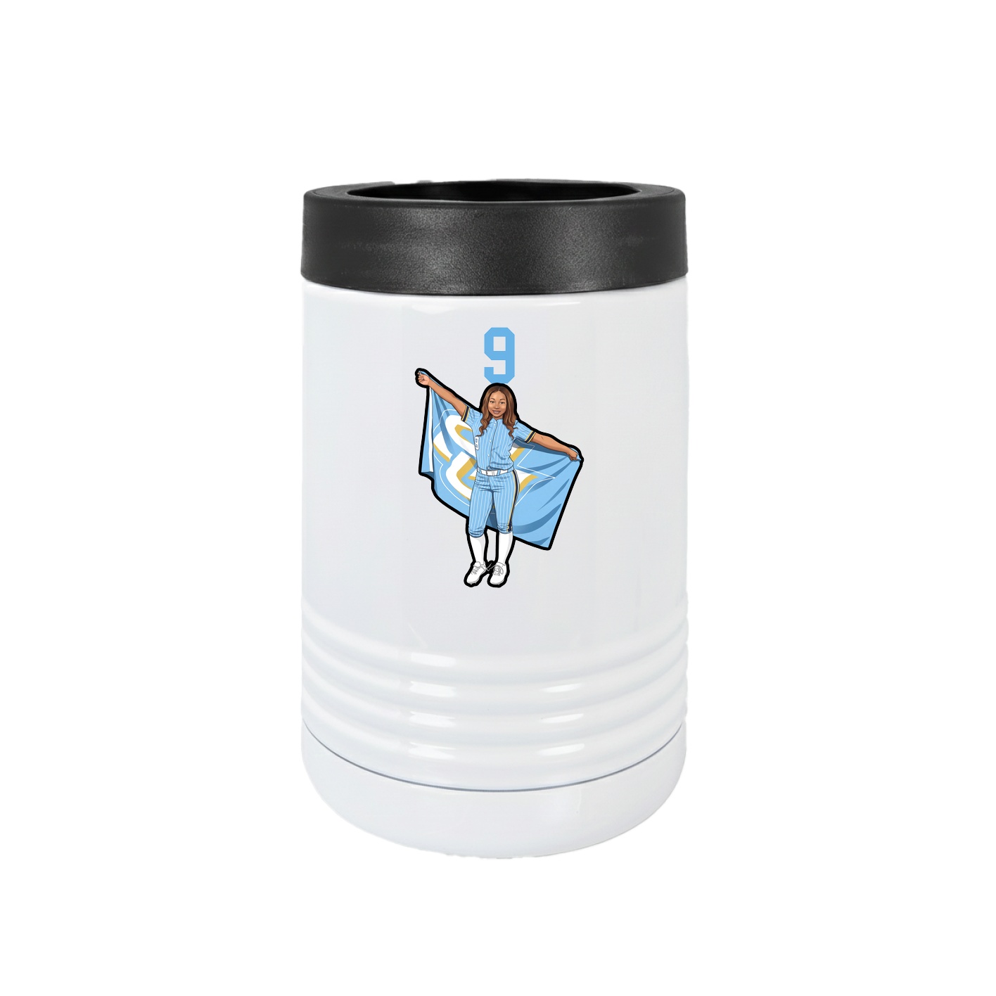 Beverage Holder — Number Top in White