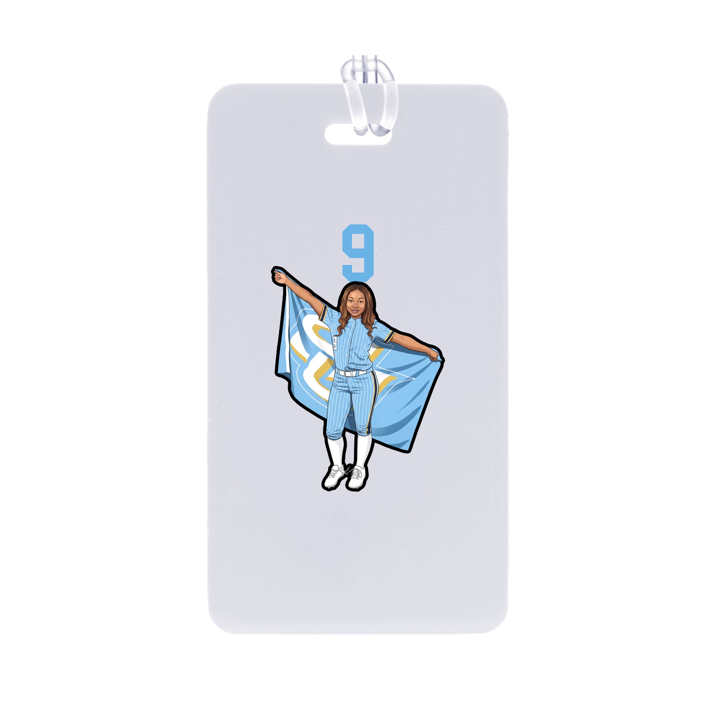 Bag Tag — Number Top in Classic