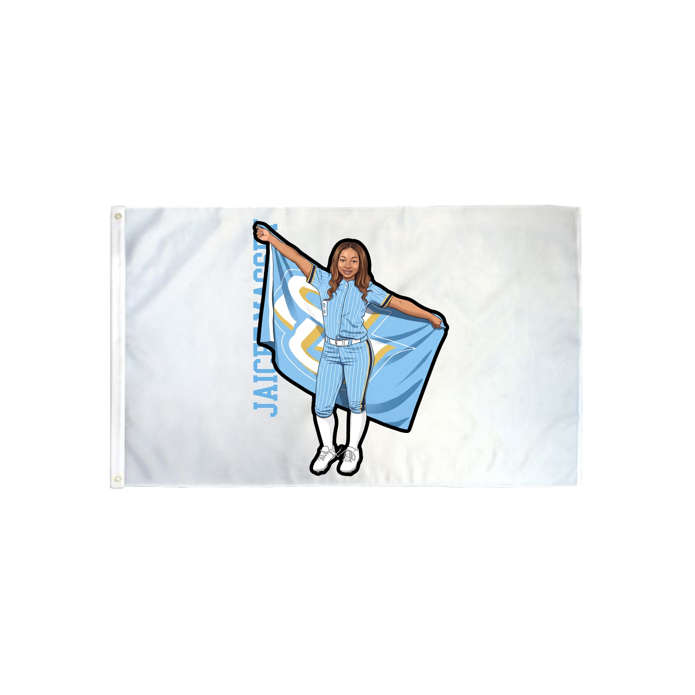 3x5 Flag — Name Vertical in Classic
