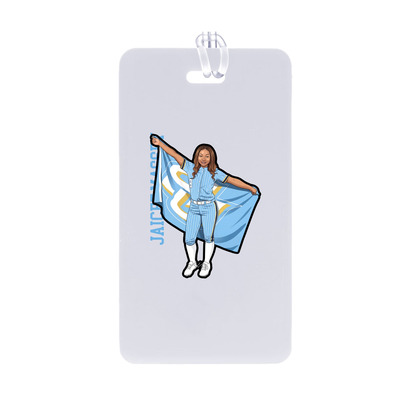 Bag Tag — Name Vertical in Classic