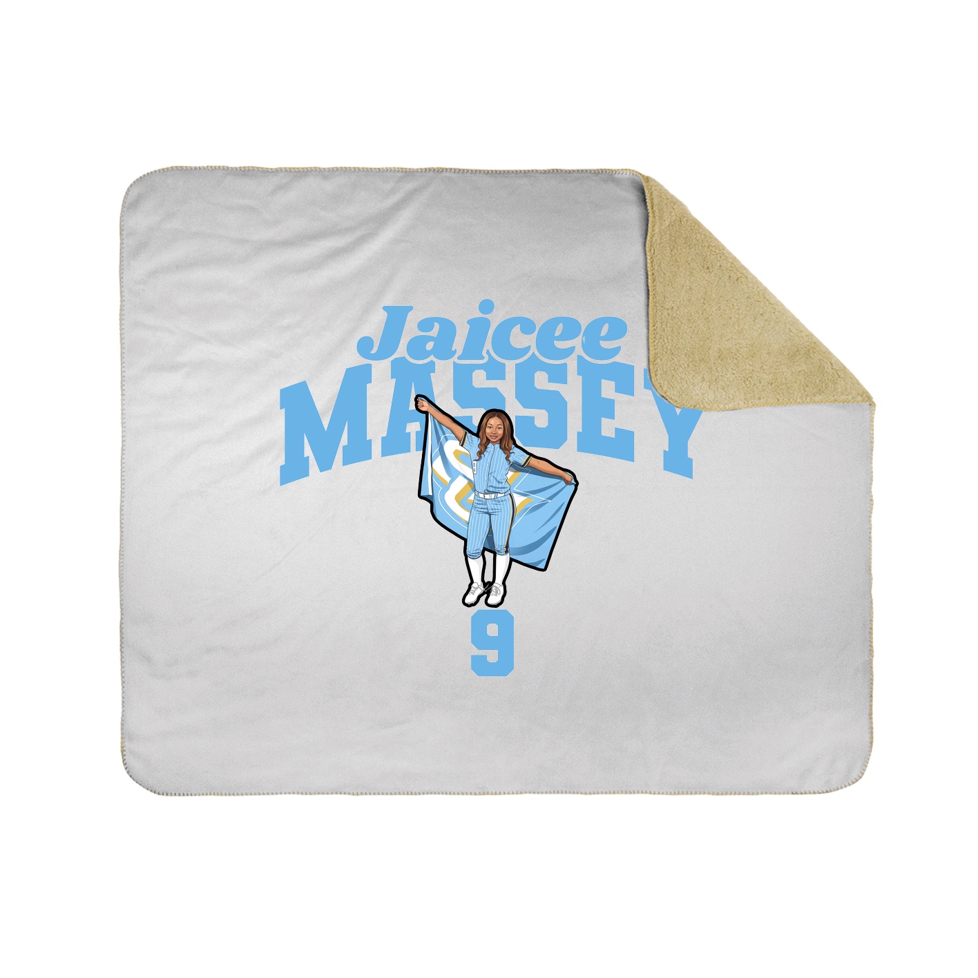 Throw Blanket — Signature Arch in White
