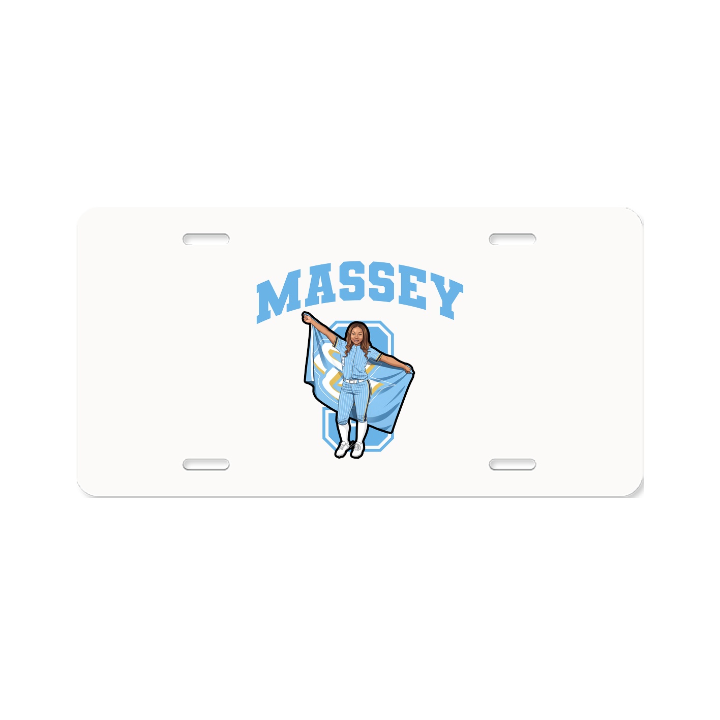 License Plate — Number in Classic
