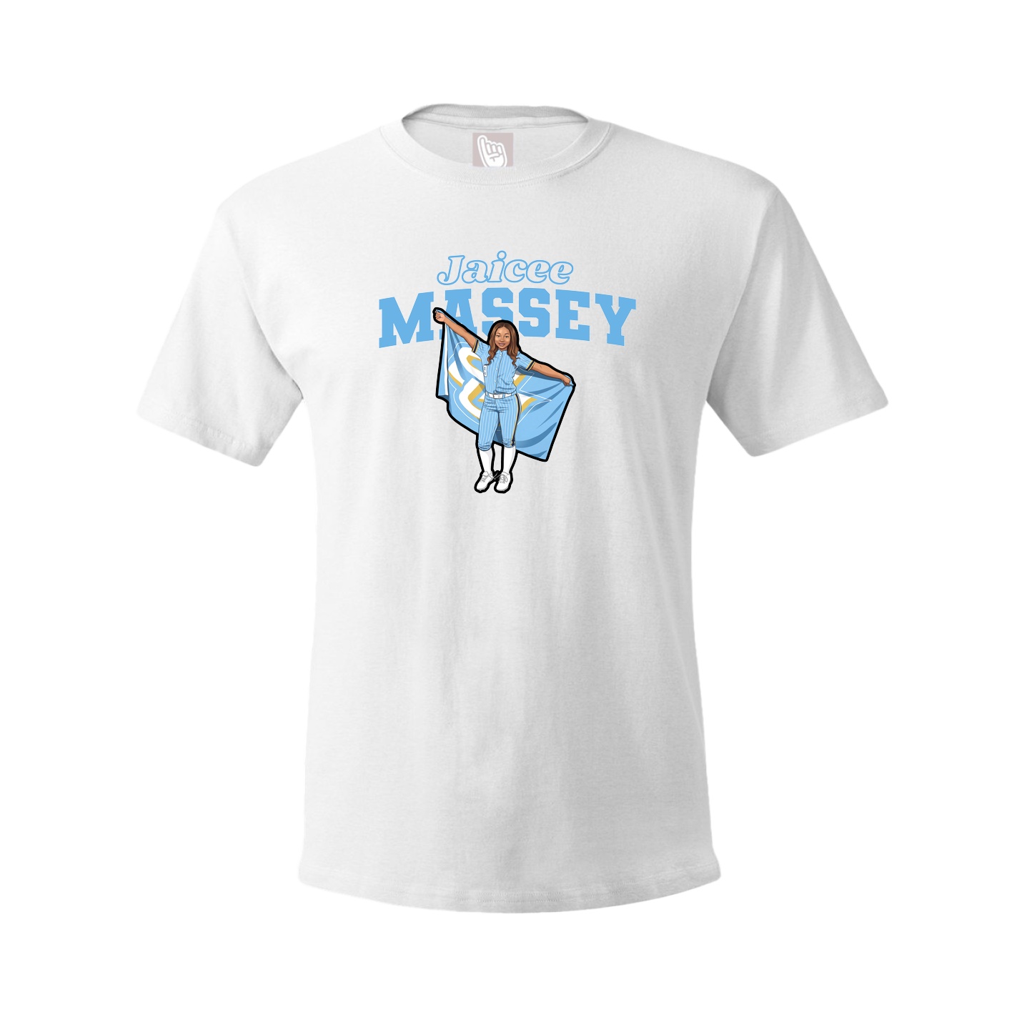 Tee — Name Arch in White